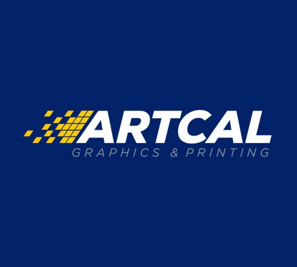 The Artcal Graphics & Printing logo. This company found Streaming Inc.'s team to be supportive and professional, making their on-camera experience comfortable and delivering a great final video product.