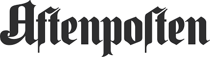 The word 'Aftenposten' written in black Gothic-style font.