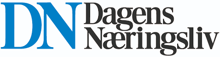 Logo of Dagens Næringsliv, a Norwegian business newspaper.