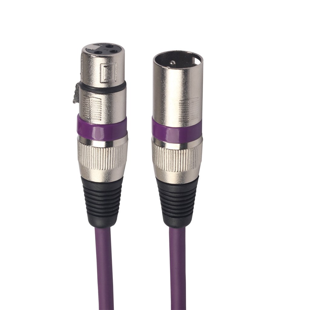 xlr cables purple