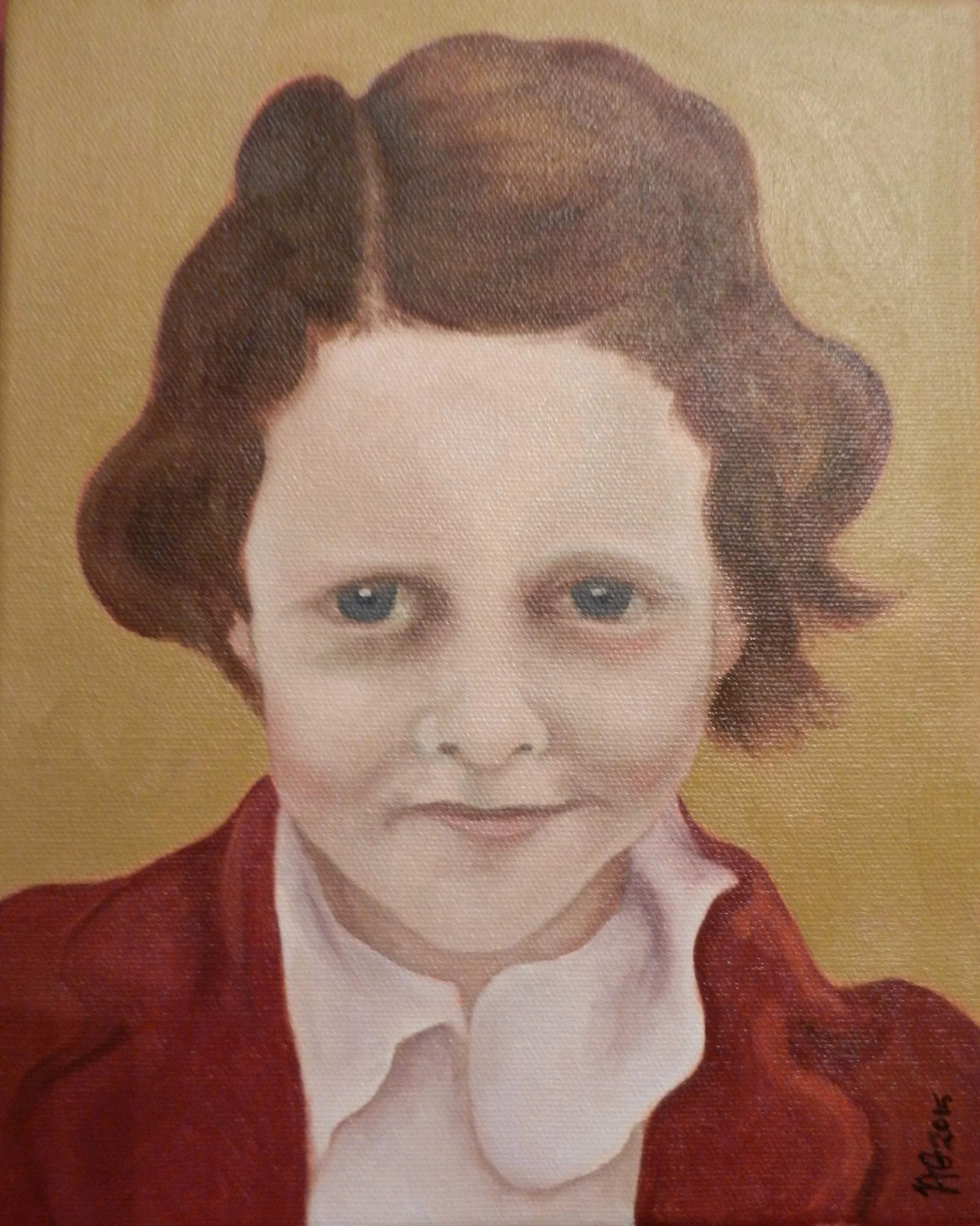 Veronica, 2015. Oil on canvas - 8 x 10 in / 20 x 25 cm. - Artist's Collection
