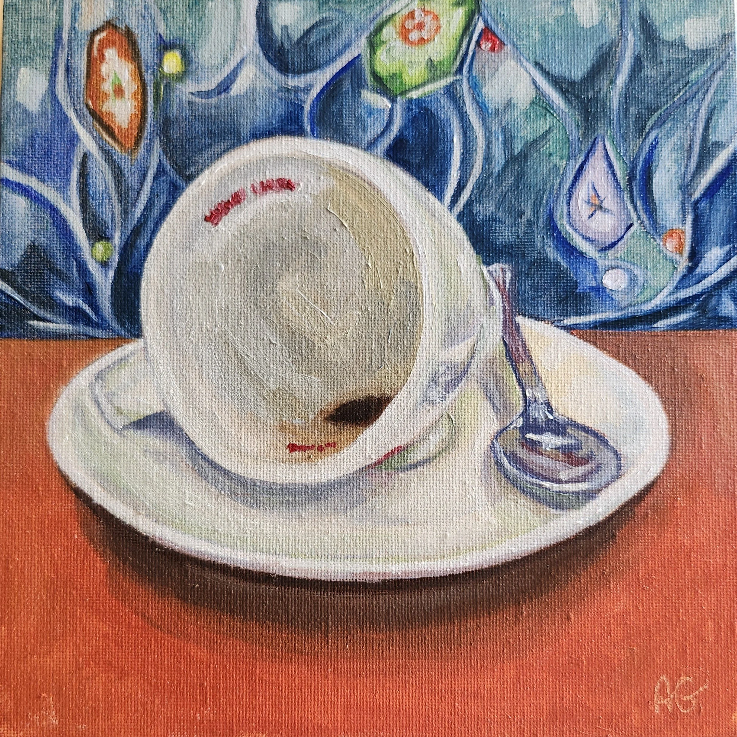 Last Drop, Venice, 2025. Oil on canvas board - 8 x 8 in / 20 x 20 cm.