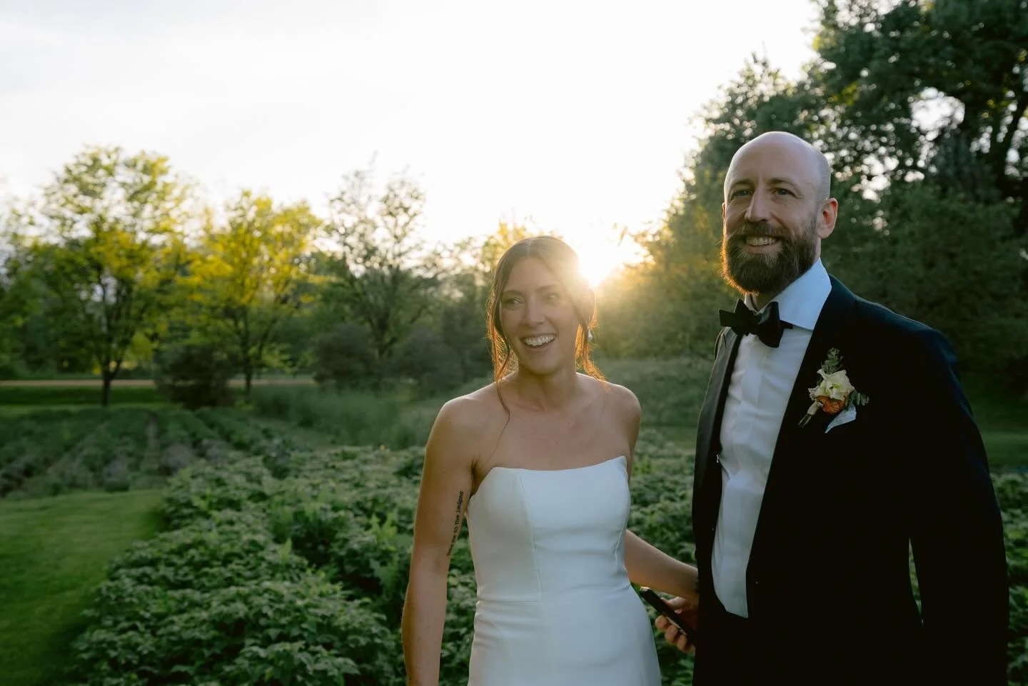 Sunsets with your best friend on your wedding day...pure magic!

Photographer: @shutupbiz
Coordination: @enchanteddesignscolorado
Venue: @boulderflowerfarm
Florist: @sturtzandcopeland
Catering: @sugarpinecatering
Hair + Makeup: @mfbeauty__

#boulderf