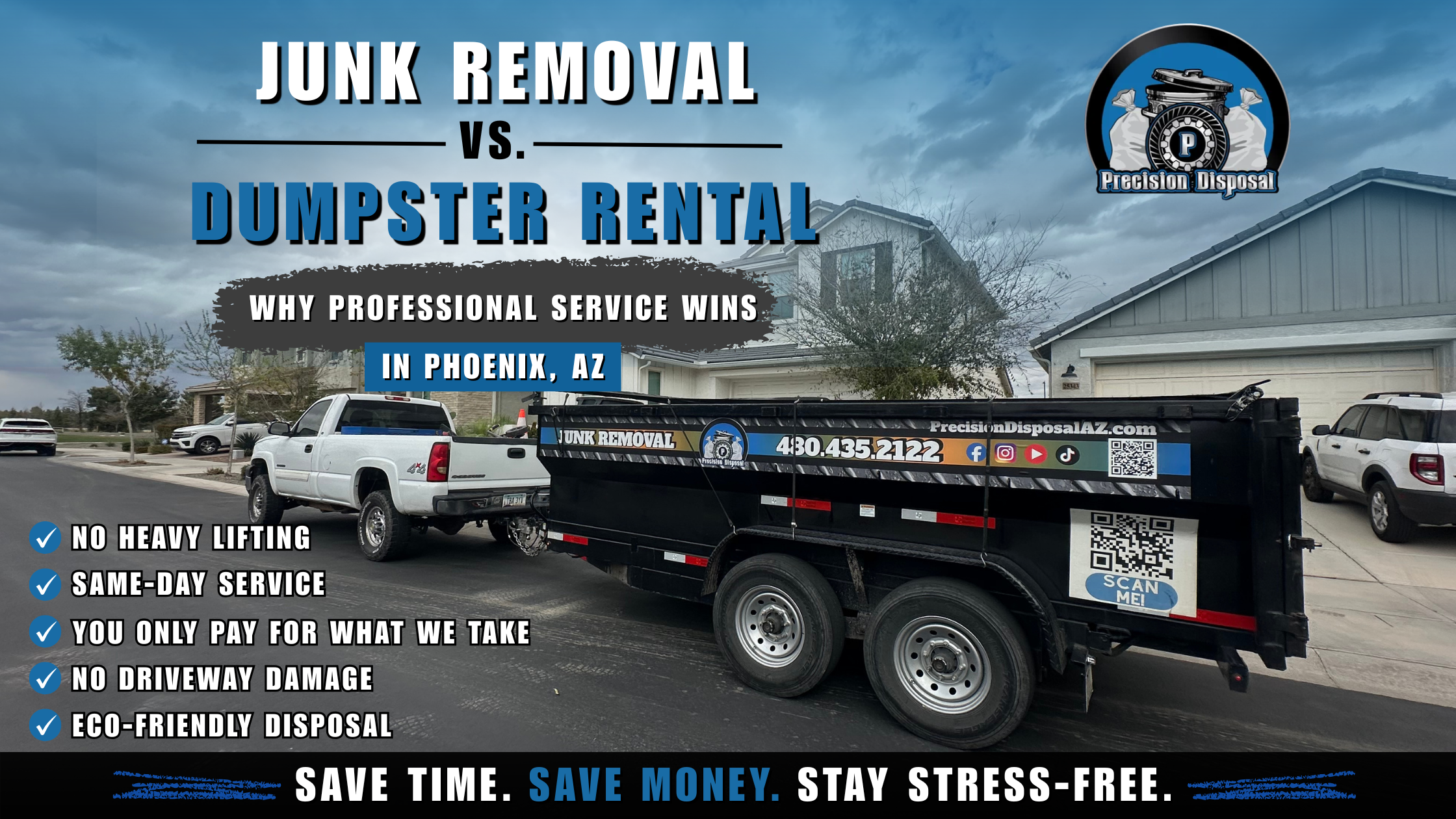 Why Junk Removal Beats Dumpster Rental in Phoenix, AZ