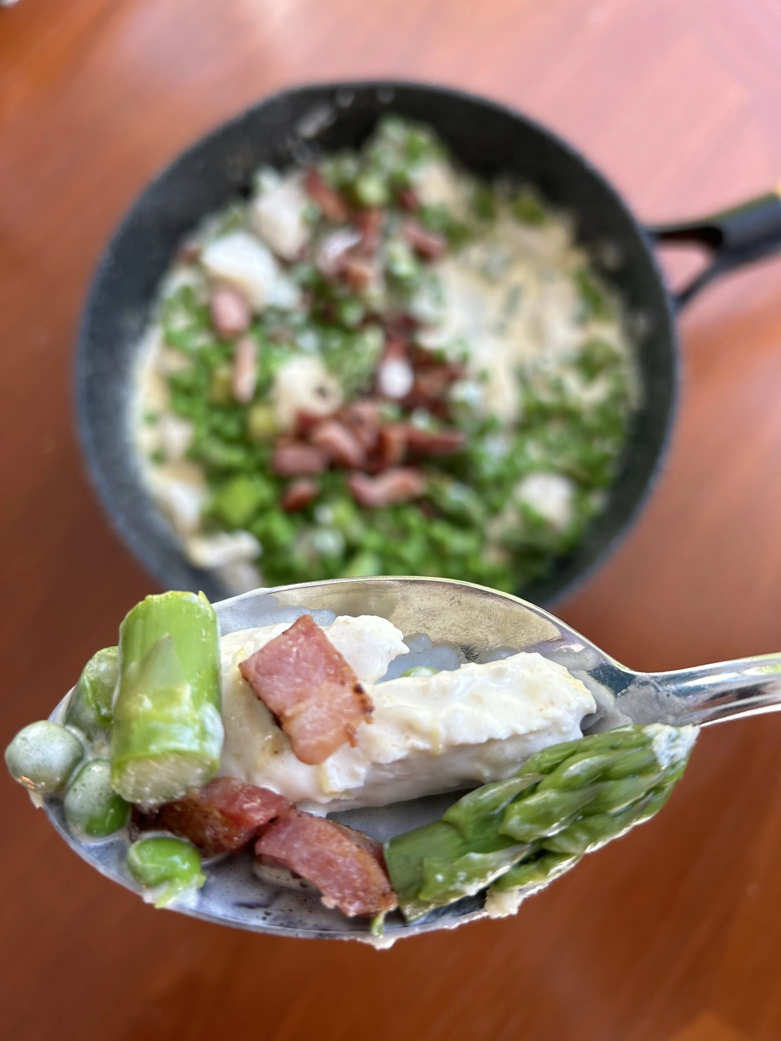 Asparagus and chicken pasta:A protein boosting meal