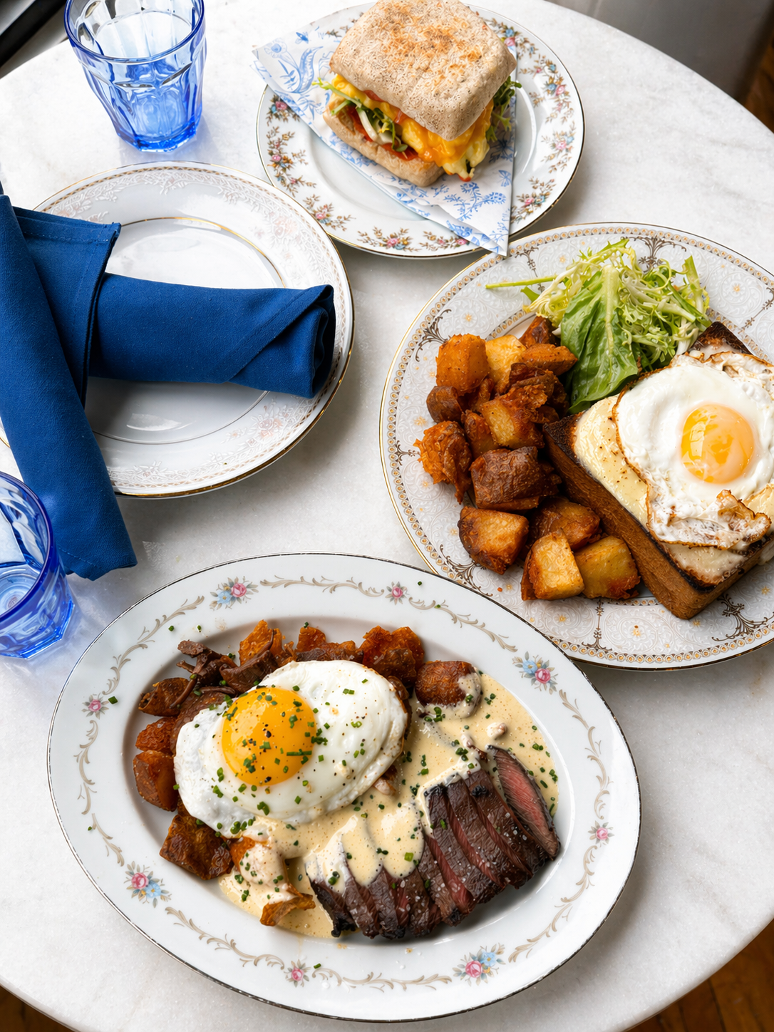 Mother’s Day brunch in Logan Square at Bar Parisette featuring crêpes, pastries and French cocktails.