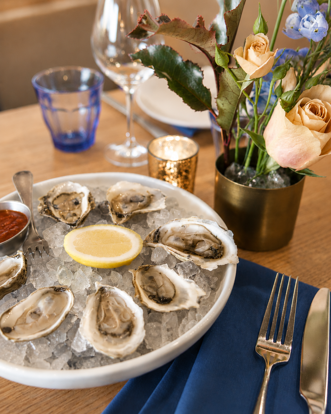 Oysters, bar parisette - oyster happy hour in logan square chicago