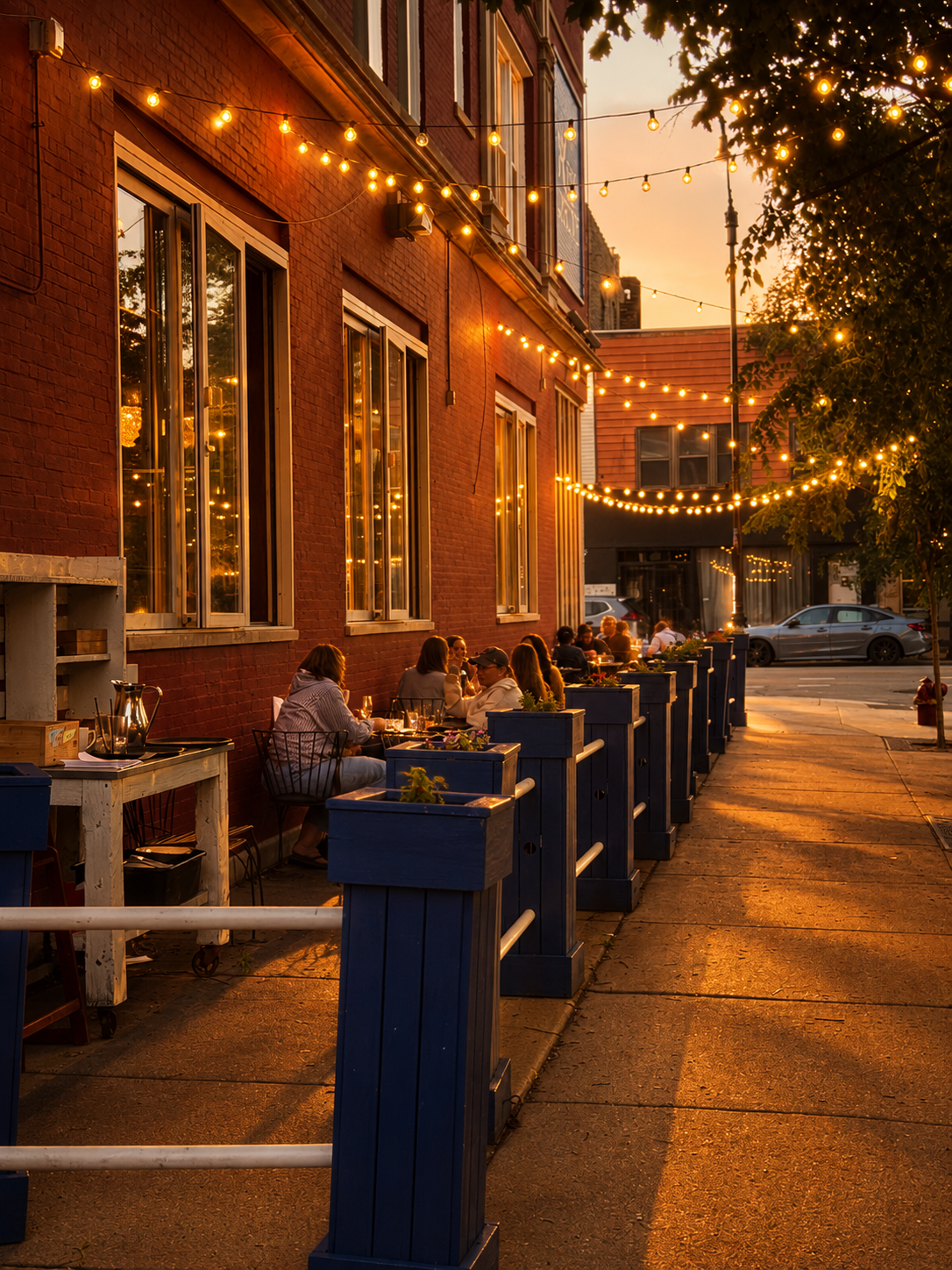 Bar Parisette Happy Hour - always available on the patio