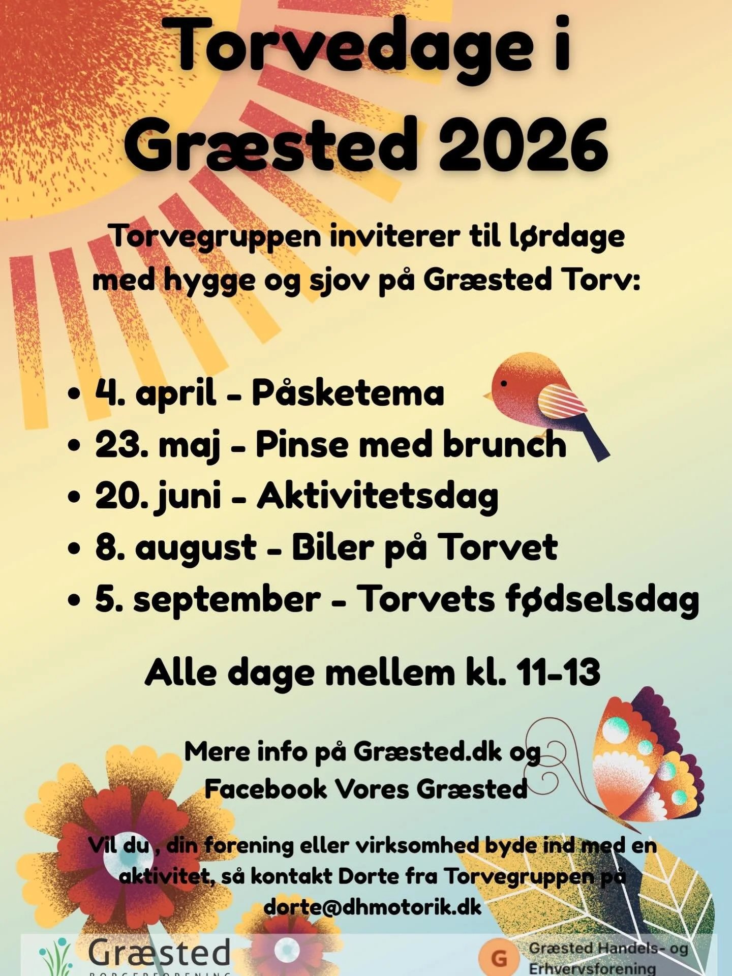 🤩Torvedag i Gr&aelig;sted 2026. Husk at kom forbi og st&oslash;t op om f&aelig;llesskabet, n&aring;r en ny s&aelig;son g&aring;r i gang😍 Vi ses 
#f&aelig;llesskab #gr&aelig;sted #nordsj&aelig;lland#gribskov #voresgr&aelig;sted