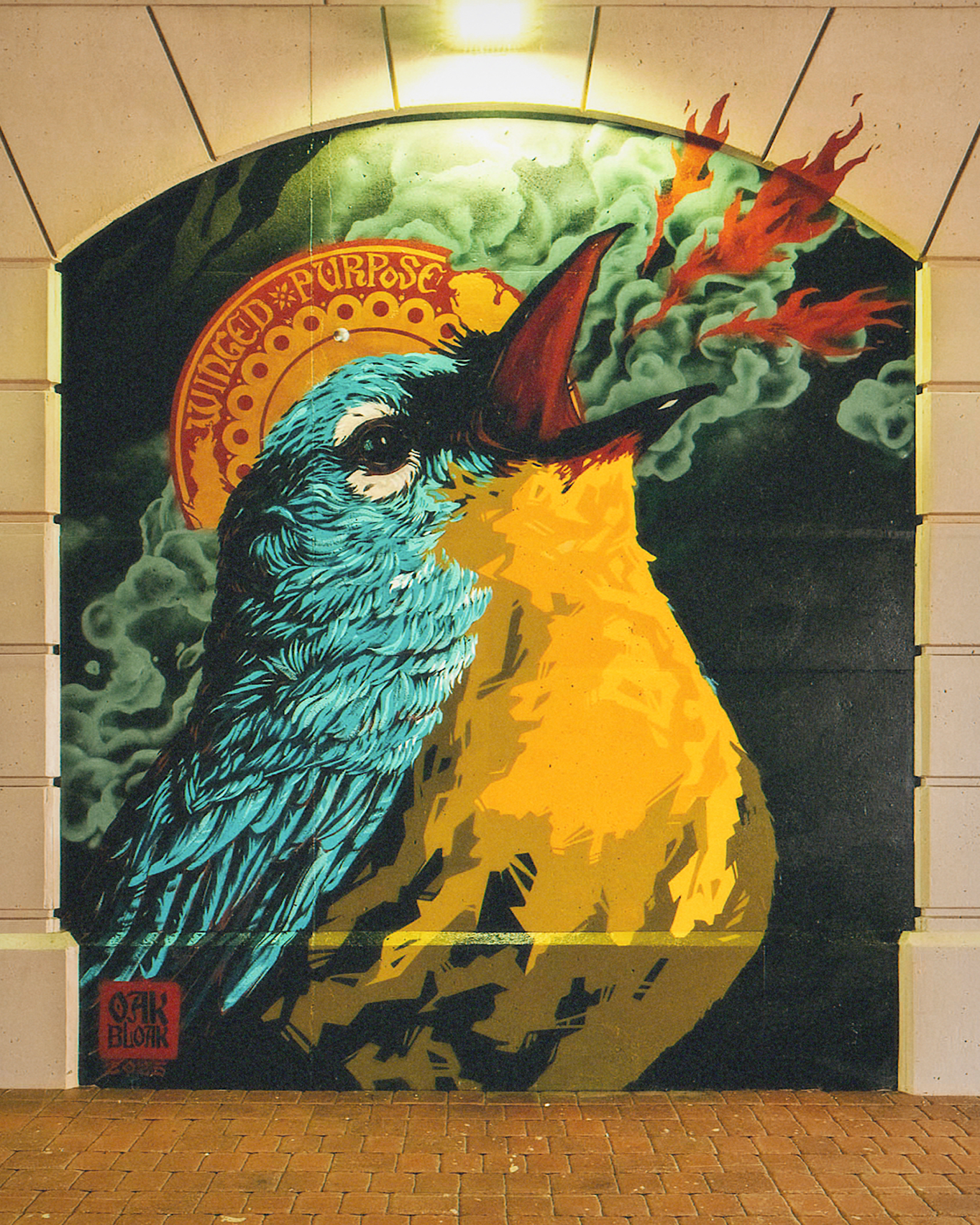 kirtlands warbler mural by max coleman