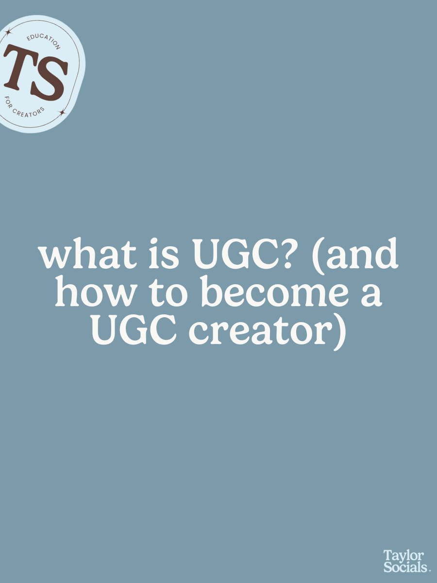 What is UGC? (And How to Become a UGC Creator)