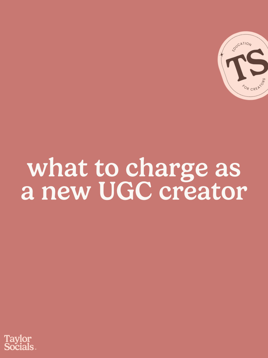What to Charge as a New UGC Creator