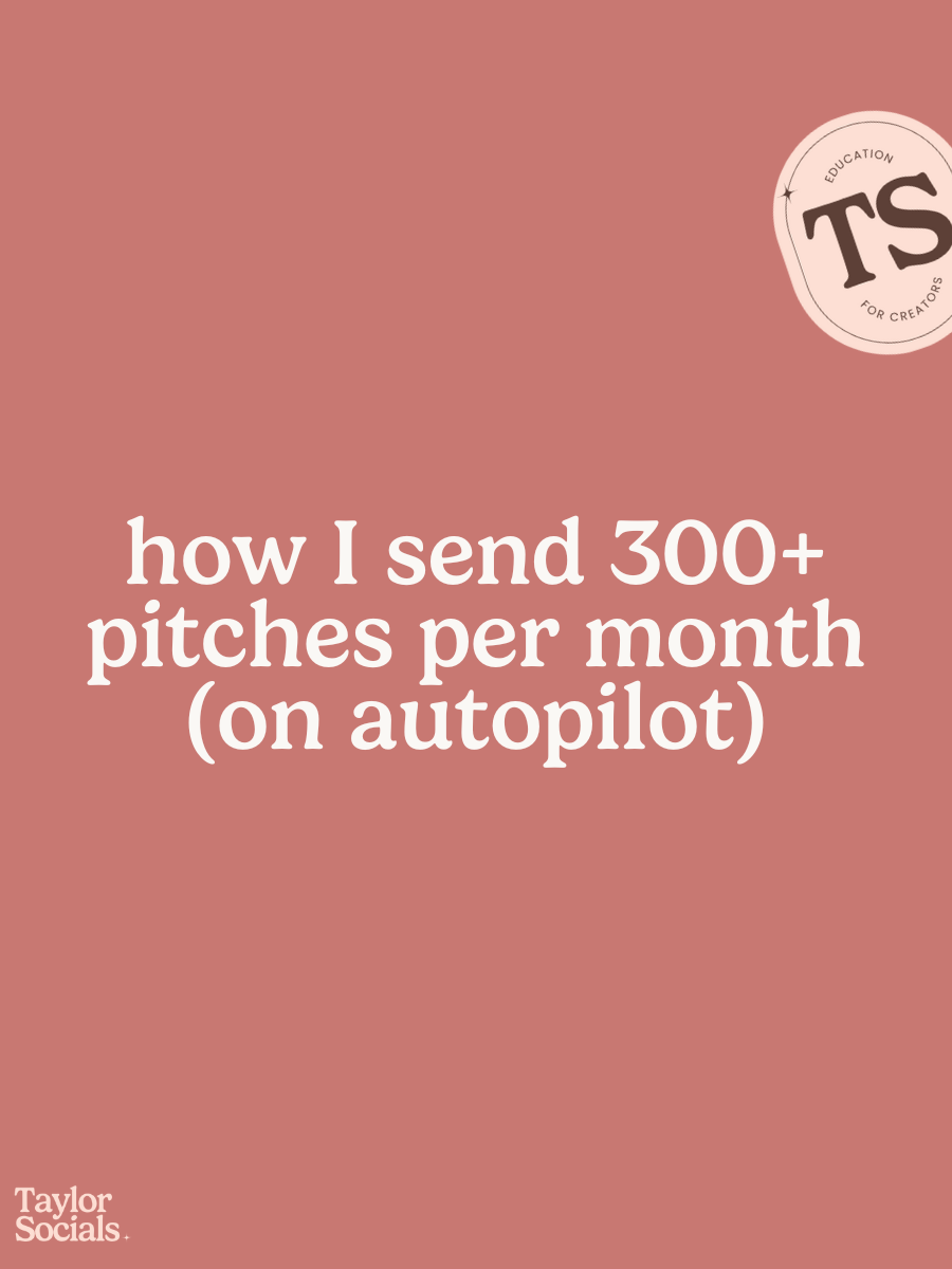 How I Send 300+ Pitches Every Month (On Autopilot)