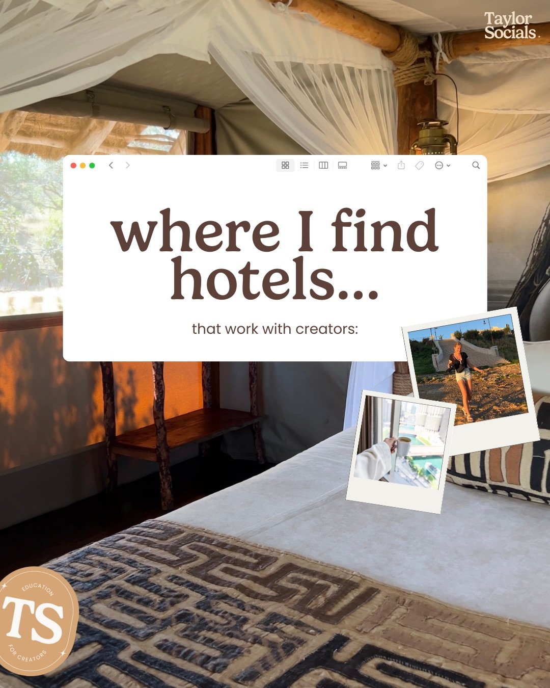 I put all of my strategies and templates that helped me land free hotel stays around the world in one guide. Comment &ldquo;GUIDE&rdquo; and I&rsquo;ll send you the link 🫶