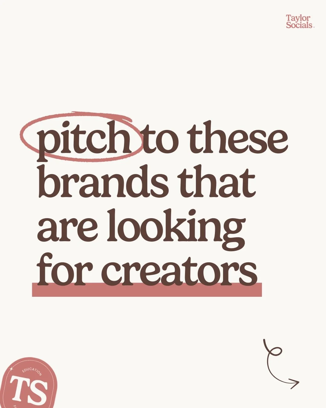 comment &ldquo;TCC&rdquo; and I&rsquo;ll send 20 brand contacts and a pitch template for free AND how I find more opportunities 🫶