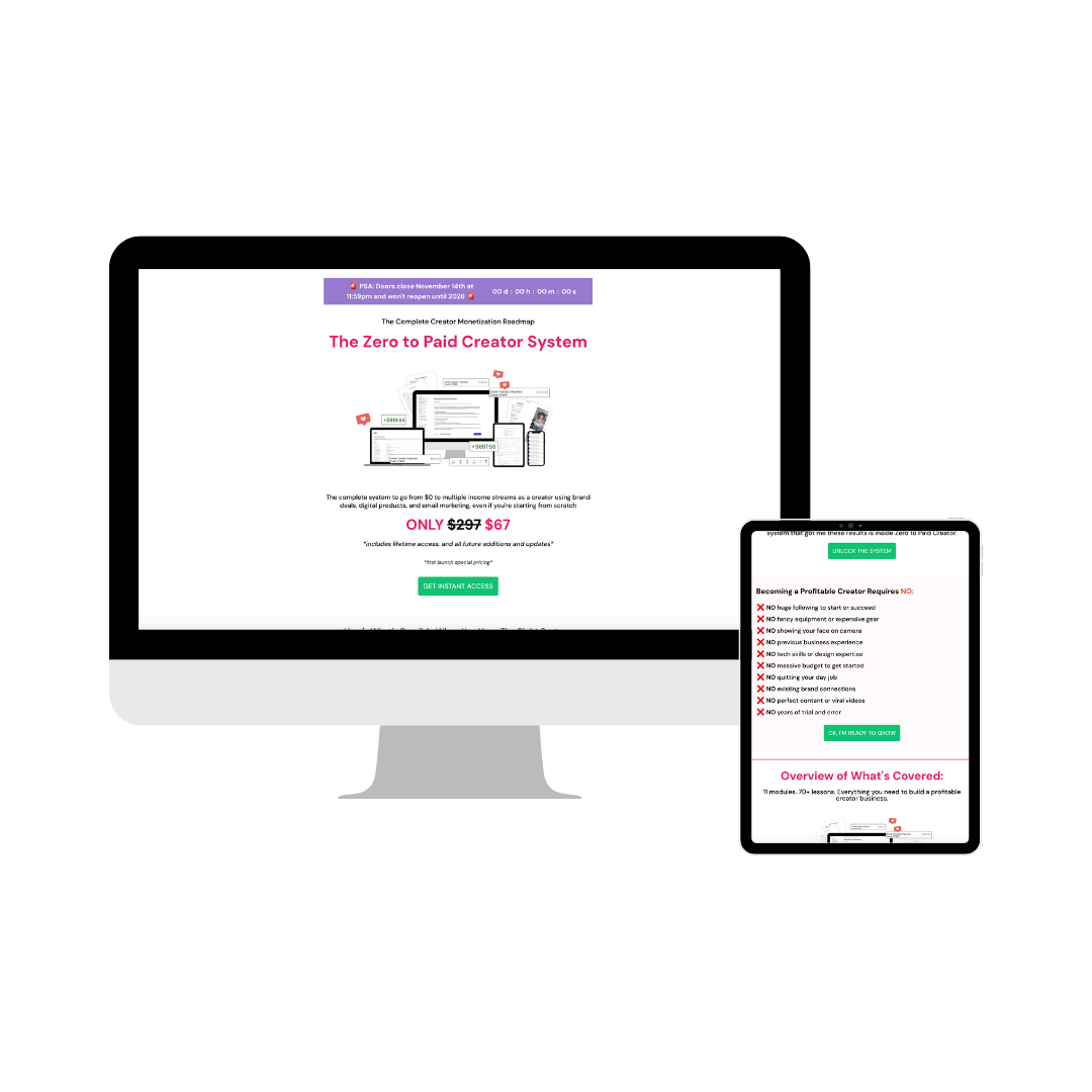 Low-Ticket ThriveCart Sales Page Template Bundle