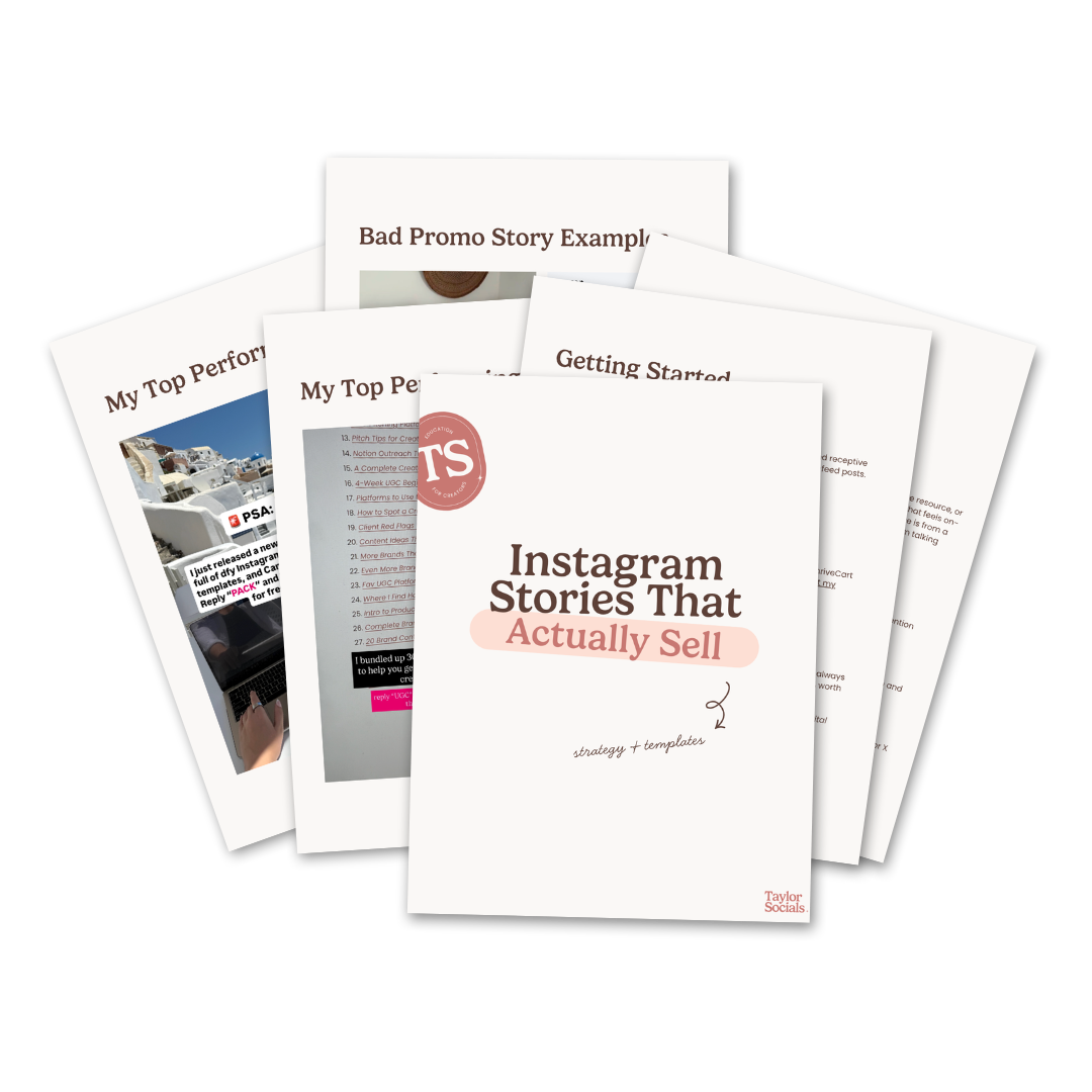 Instagram Stories That Sell