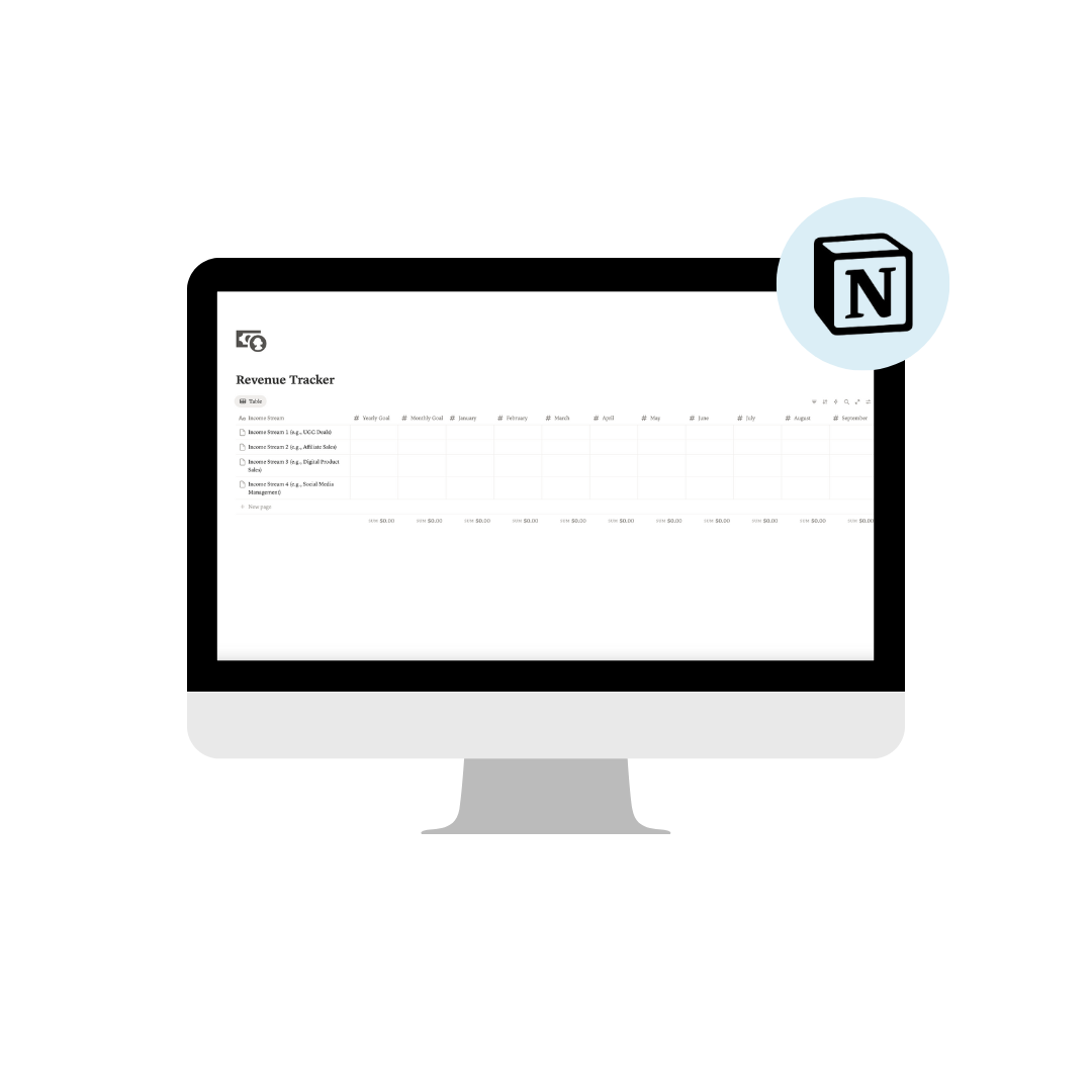 Notion Revenue Tracker (LAST CHANCE)