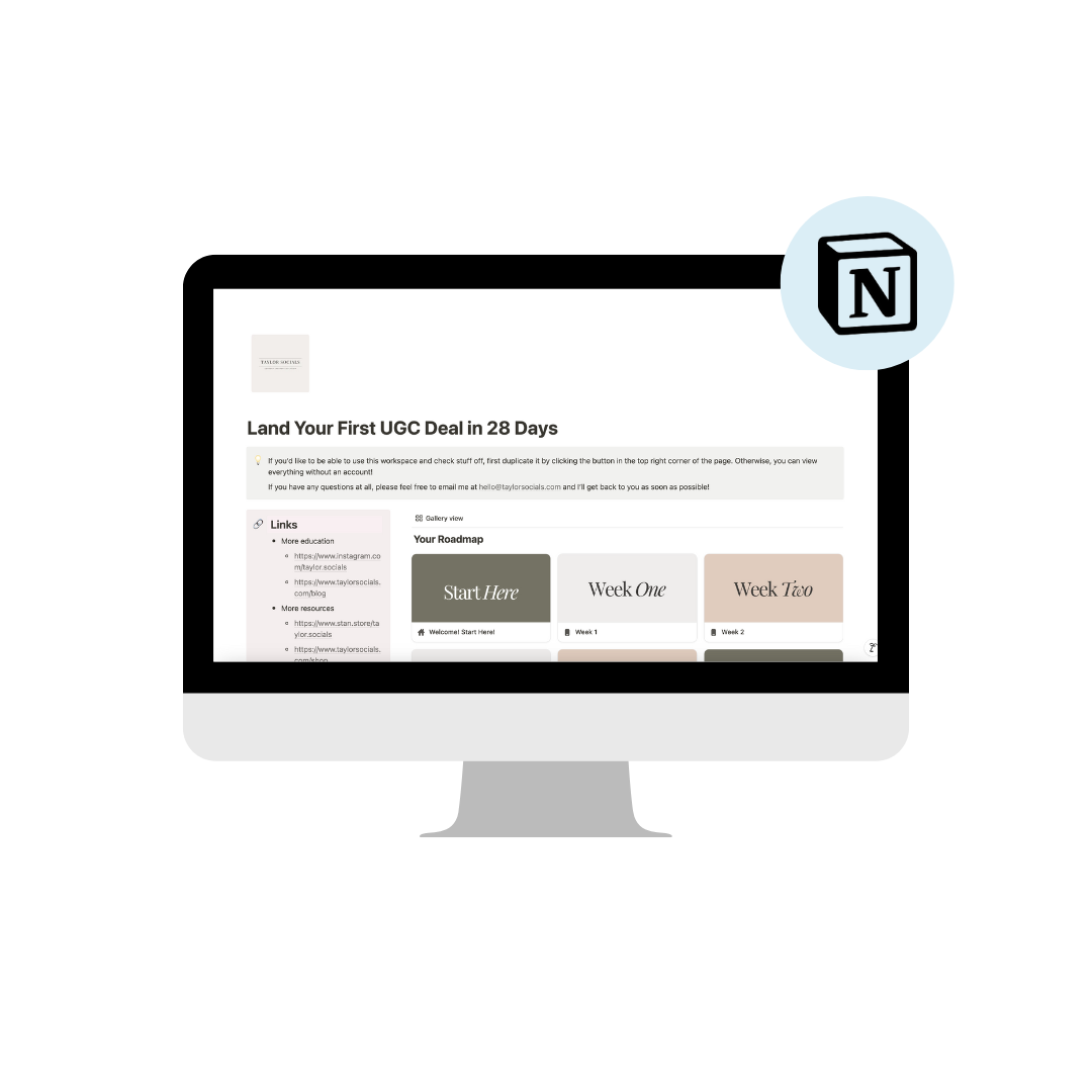 Land Your First UGC Deal in 28 Days