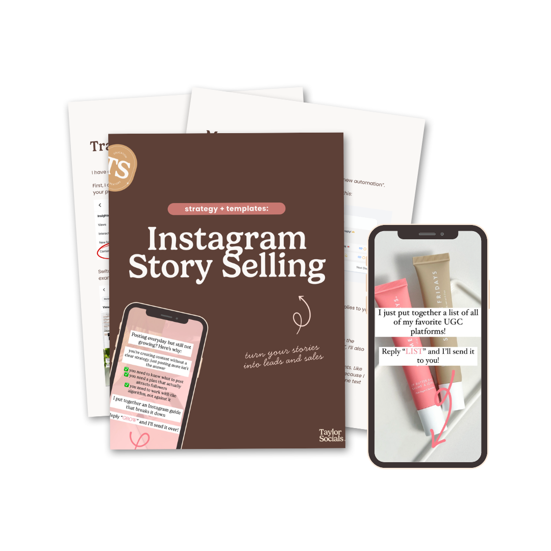 Instagram Story Selling System