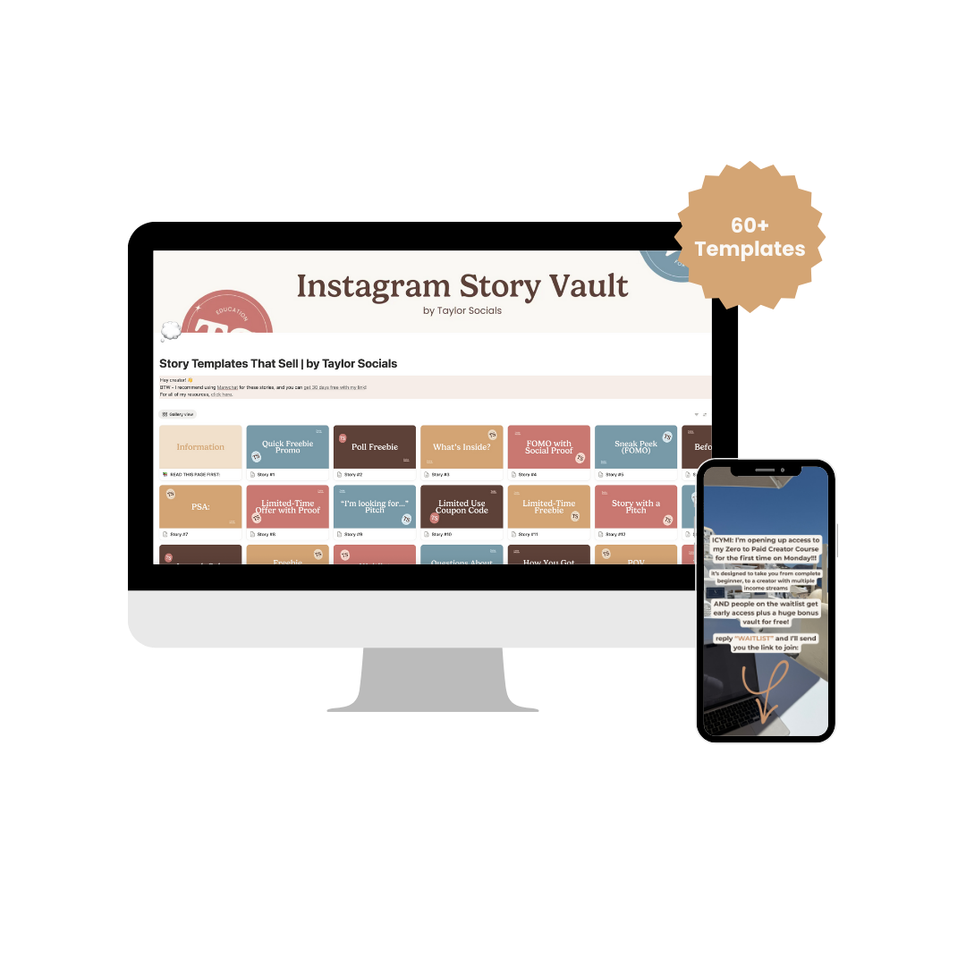 Instagram Story Templates That Sell
