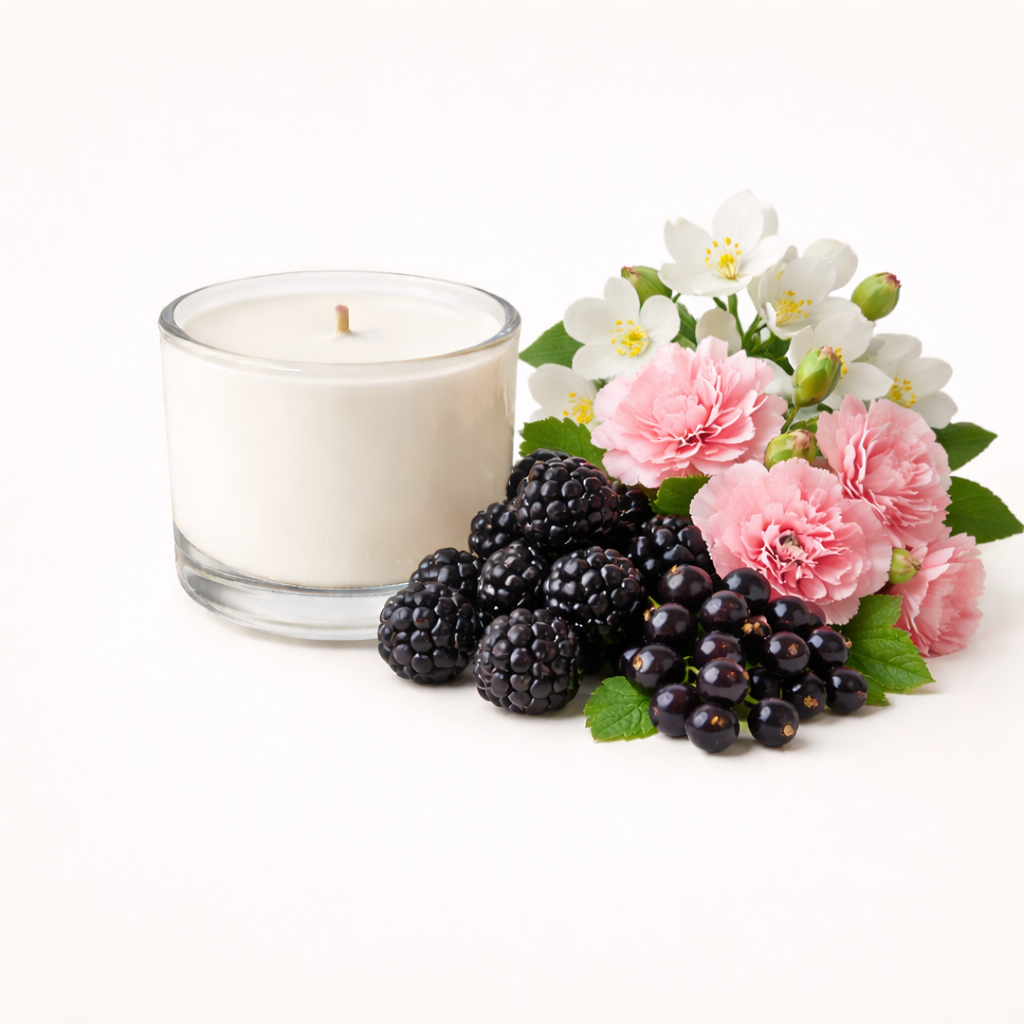 Kerzenlicht mit Beeren und Blumen.png