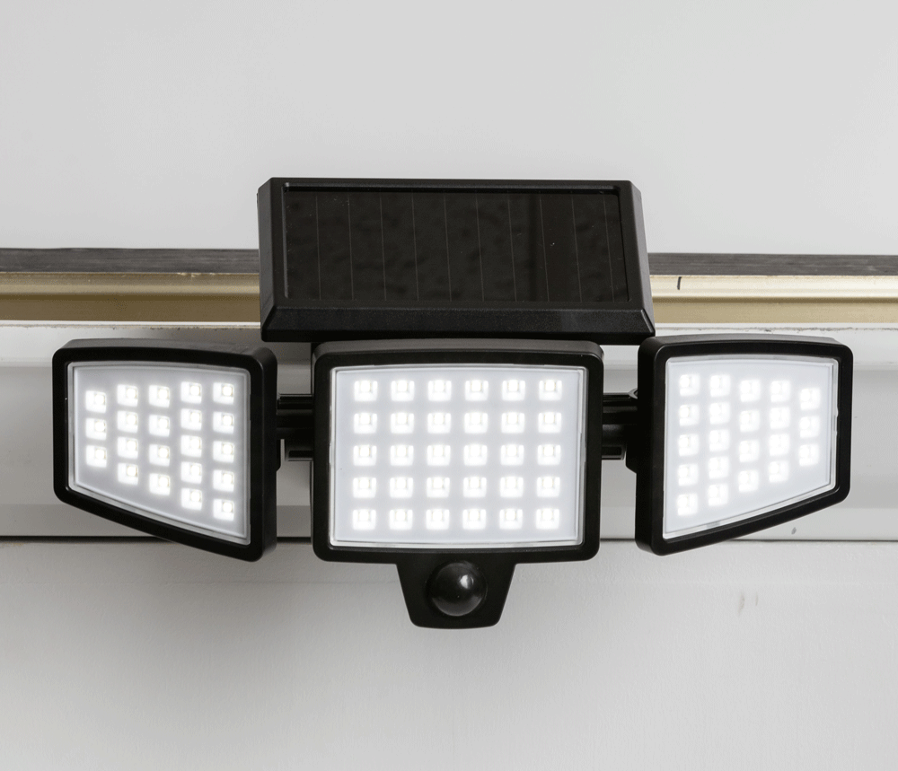 1000 Lumen Solar Motion-Activated Security Light