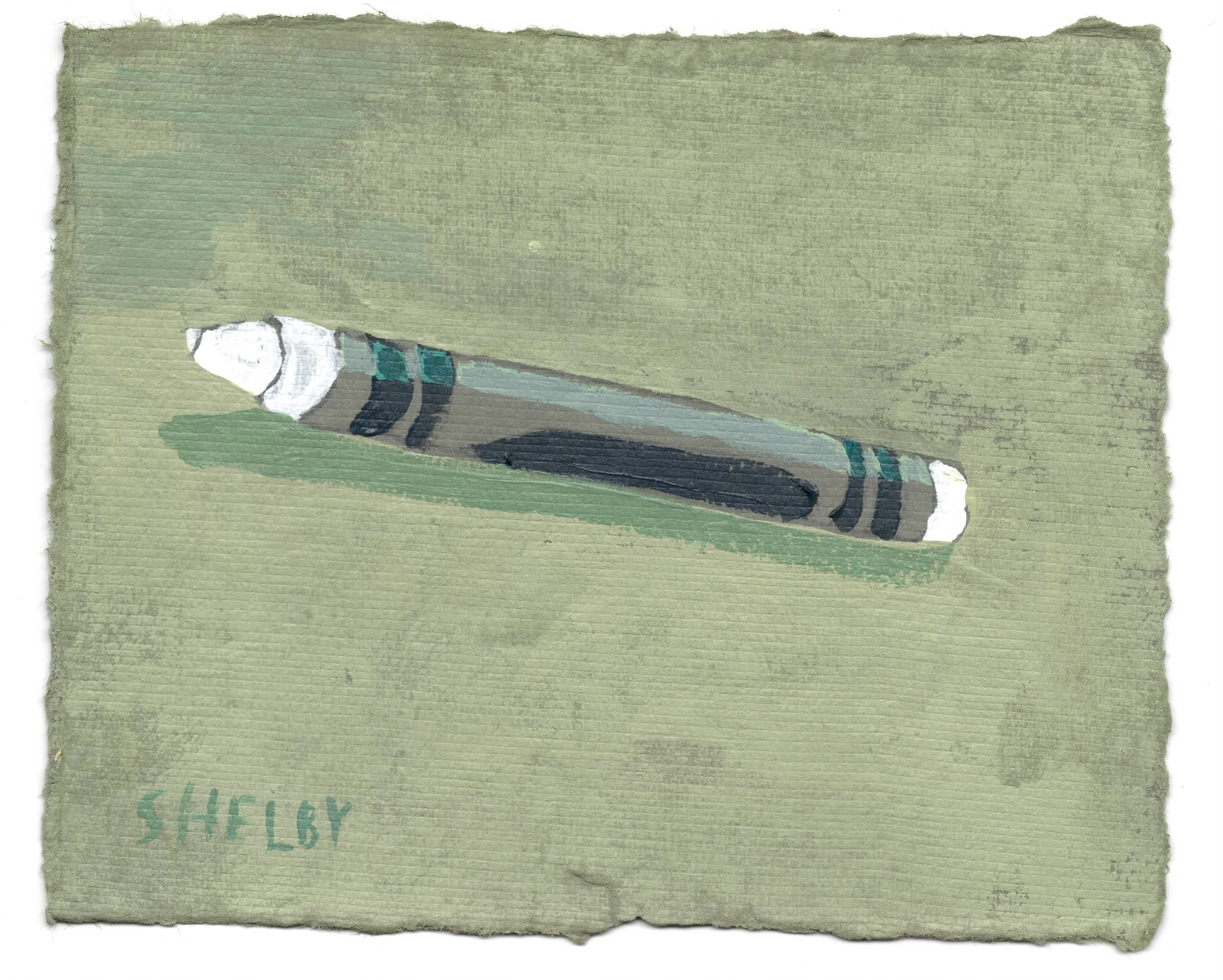 Sage and White Crayon (For Candace)