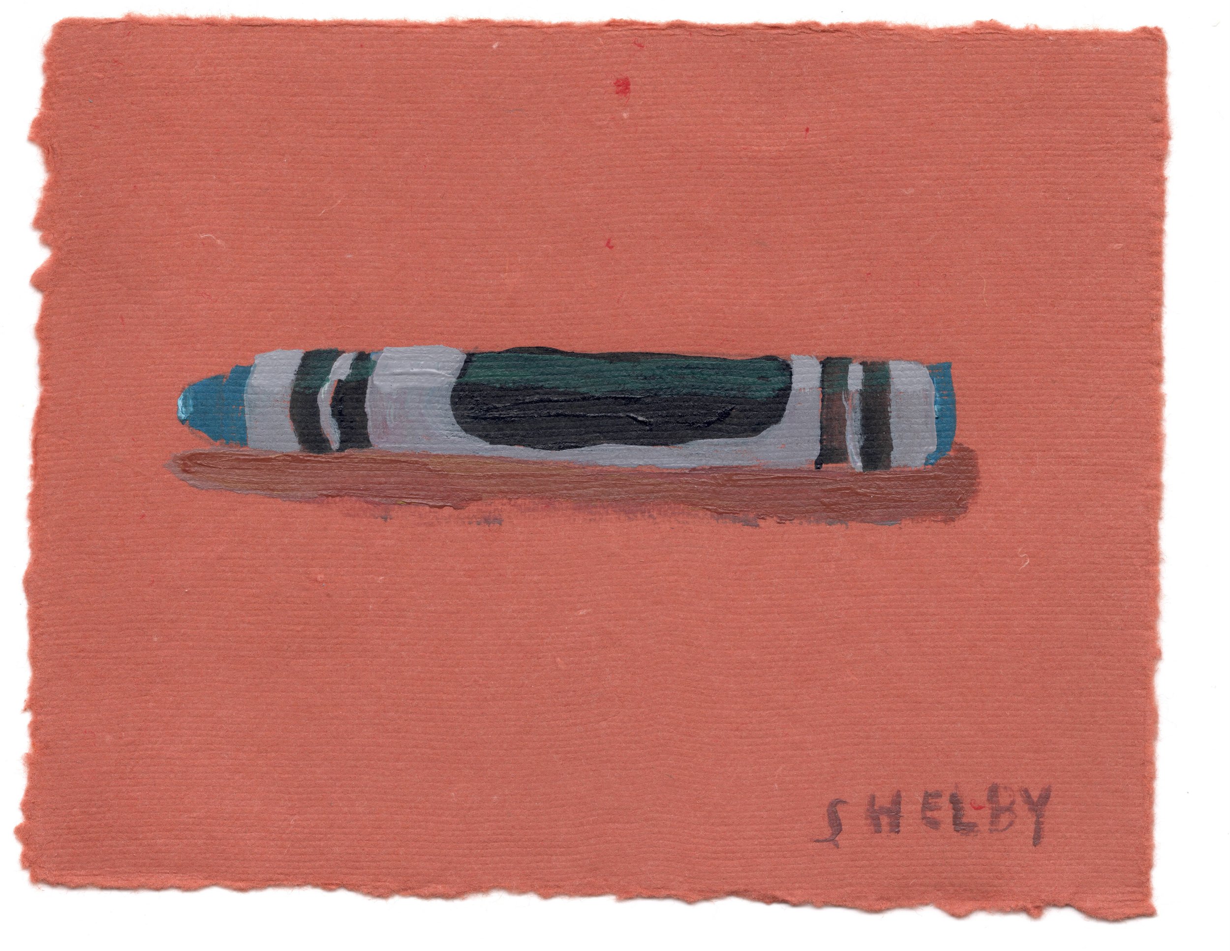 Cerulean Blue Crayon (For Jenn)