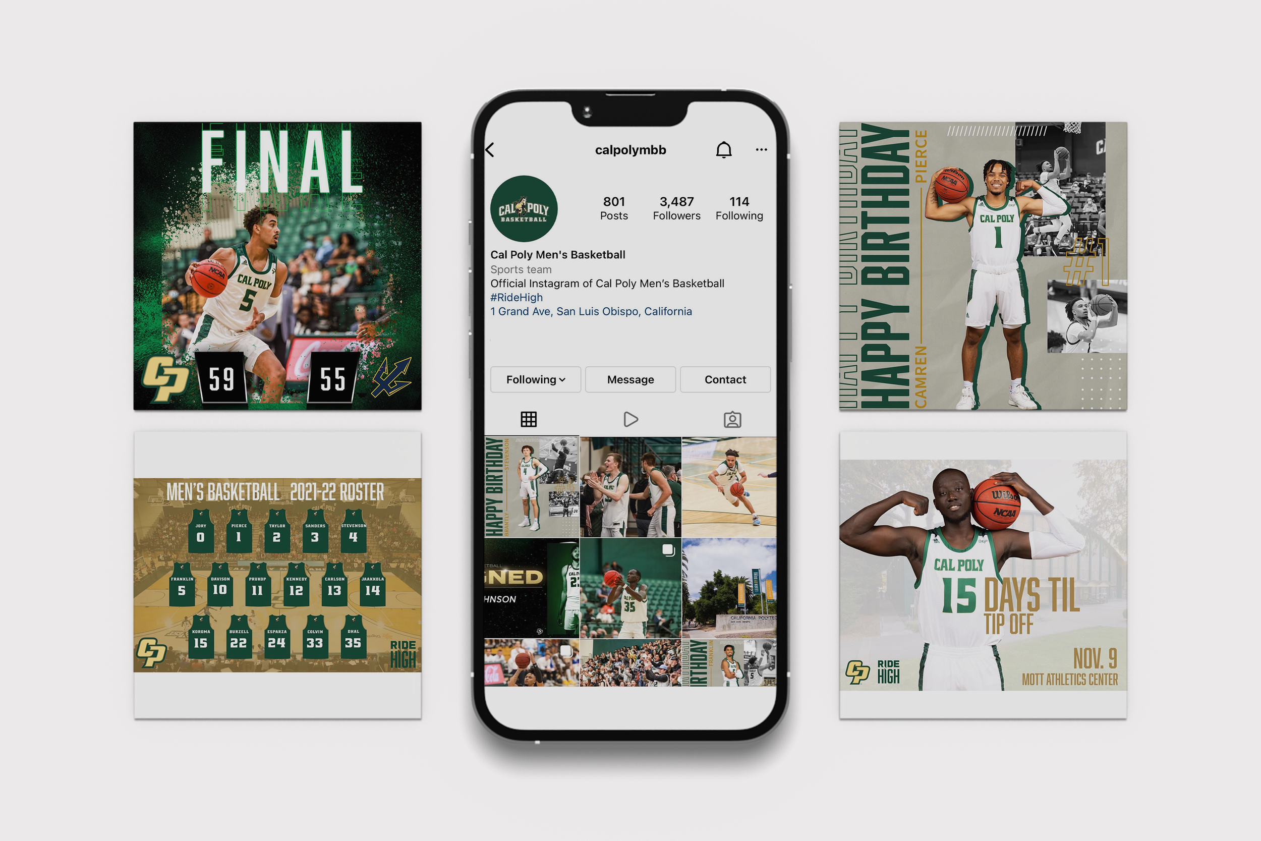 Cal Poly Basketball | Social Media 