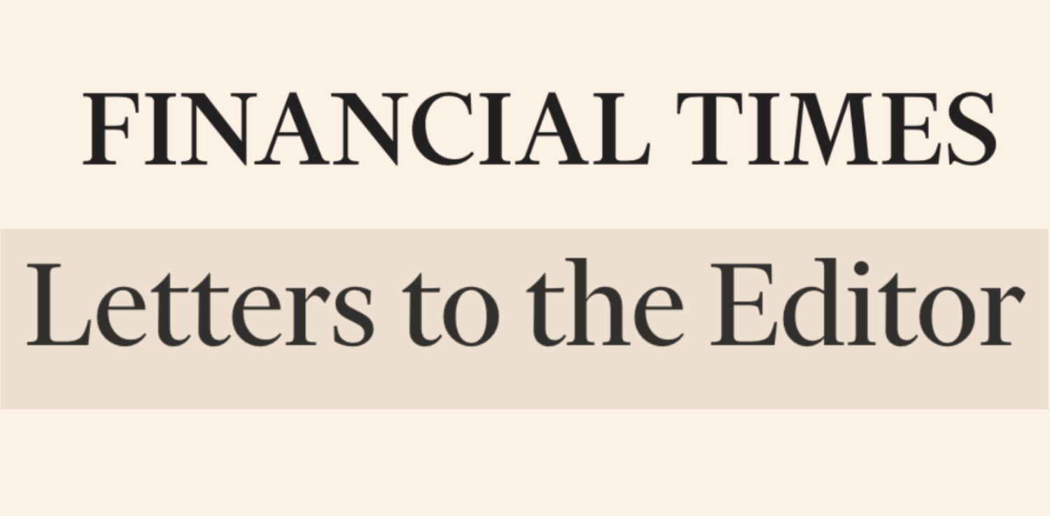 My 17 letters published in the FT! — Society Inside