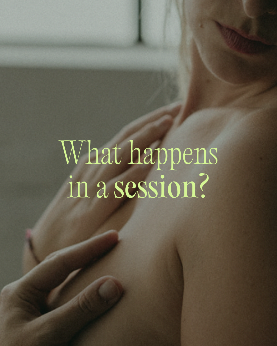 Details of what happens in a yoni massage session.