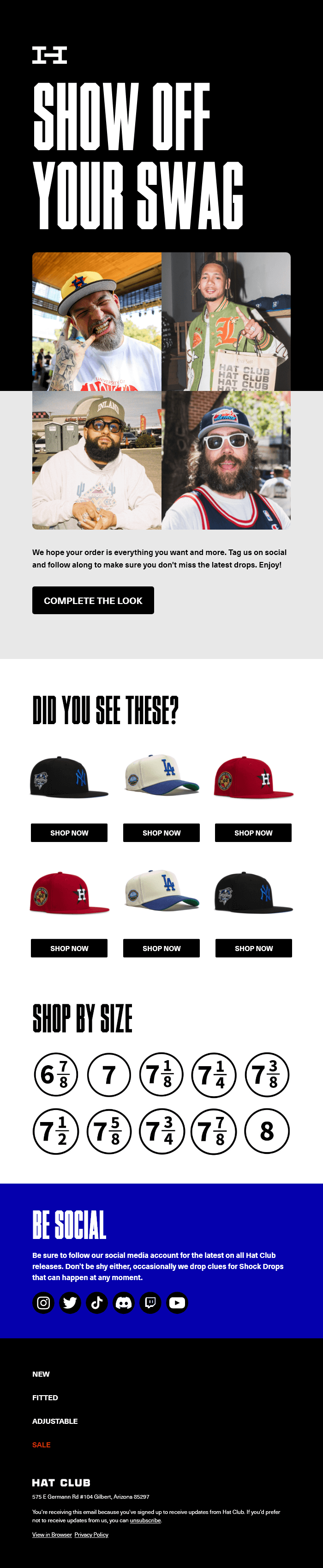 Post Purchase Thank You Message