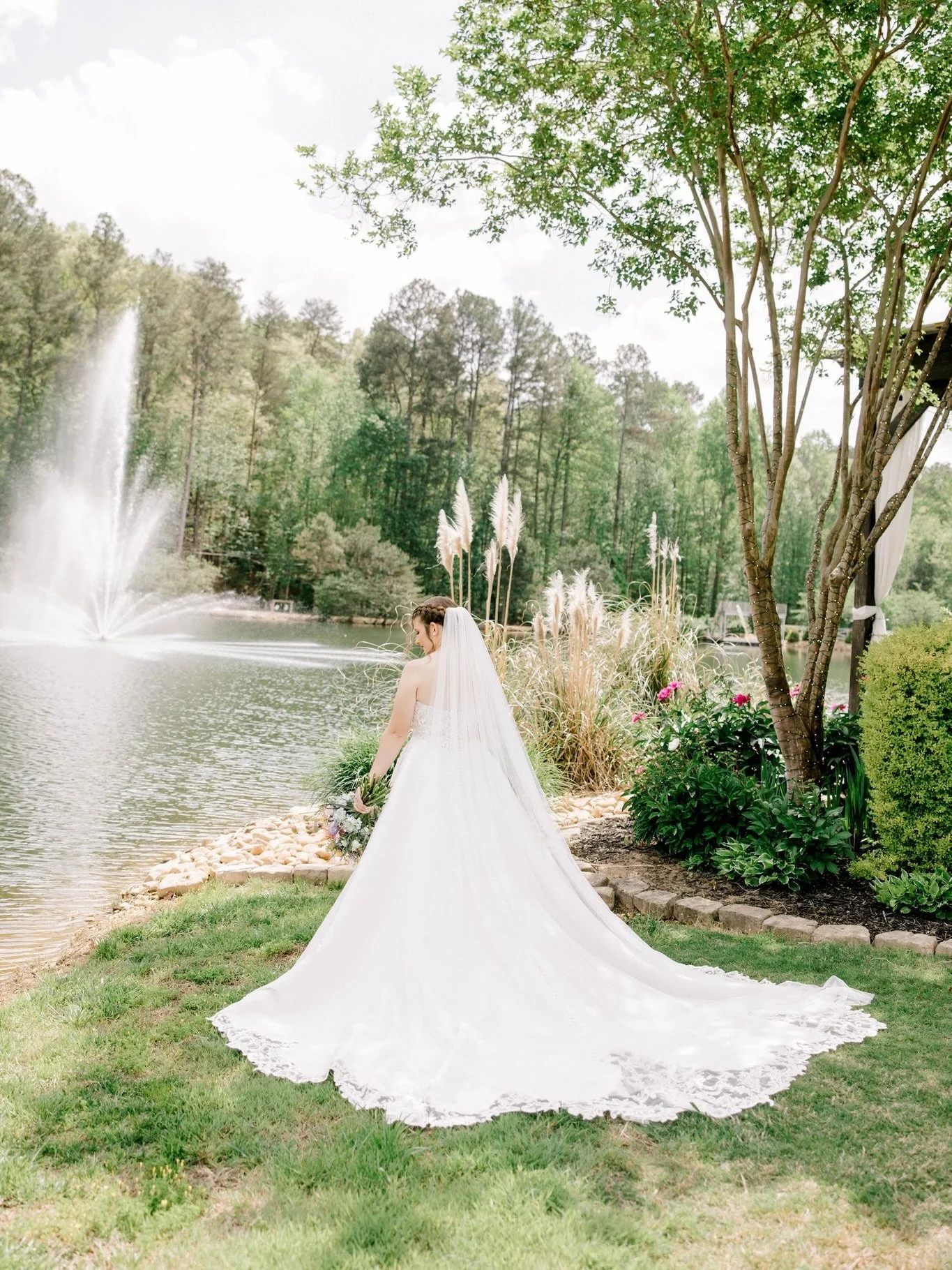 Lillian wearing our Astoria gown at her stunning outdoor ceremony! Congratulations, Lillian🤍

📸: @joeandchristianphoto 
Bride: @lilful_2
Venue: @lcfarmevents 
Flowers: @therealfunkymountainevents 
MUA/Hair: @paiges.hair_page @matthews_co_salon