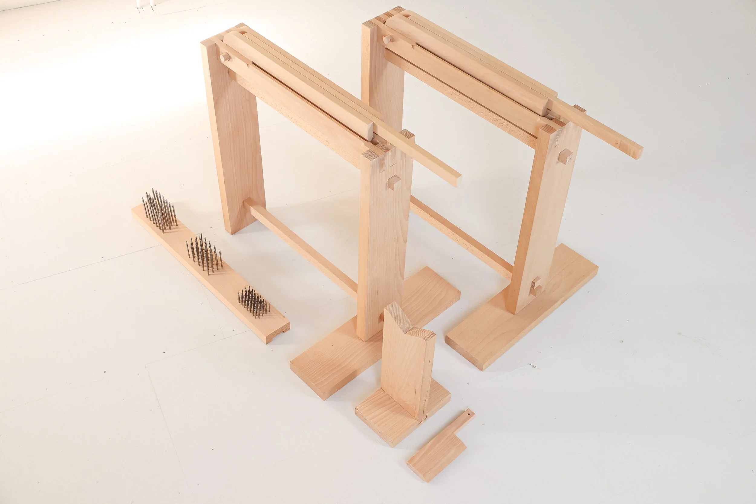 beechwood natural long fiber extraction tools