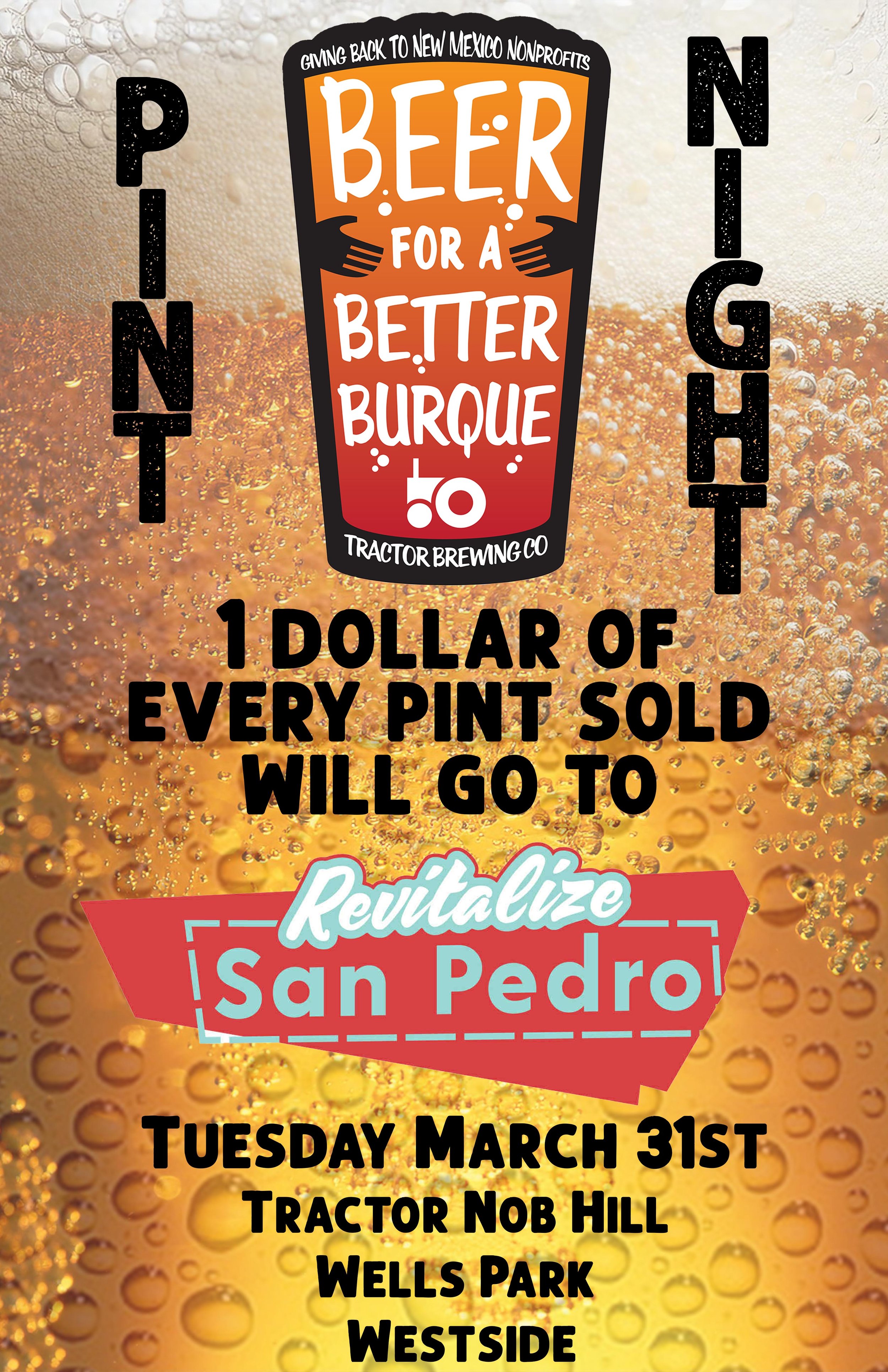 Beer for a Better Burque @ Tractor Brewing Company