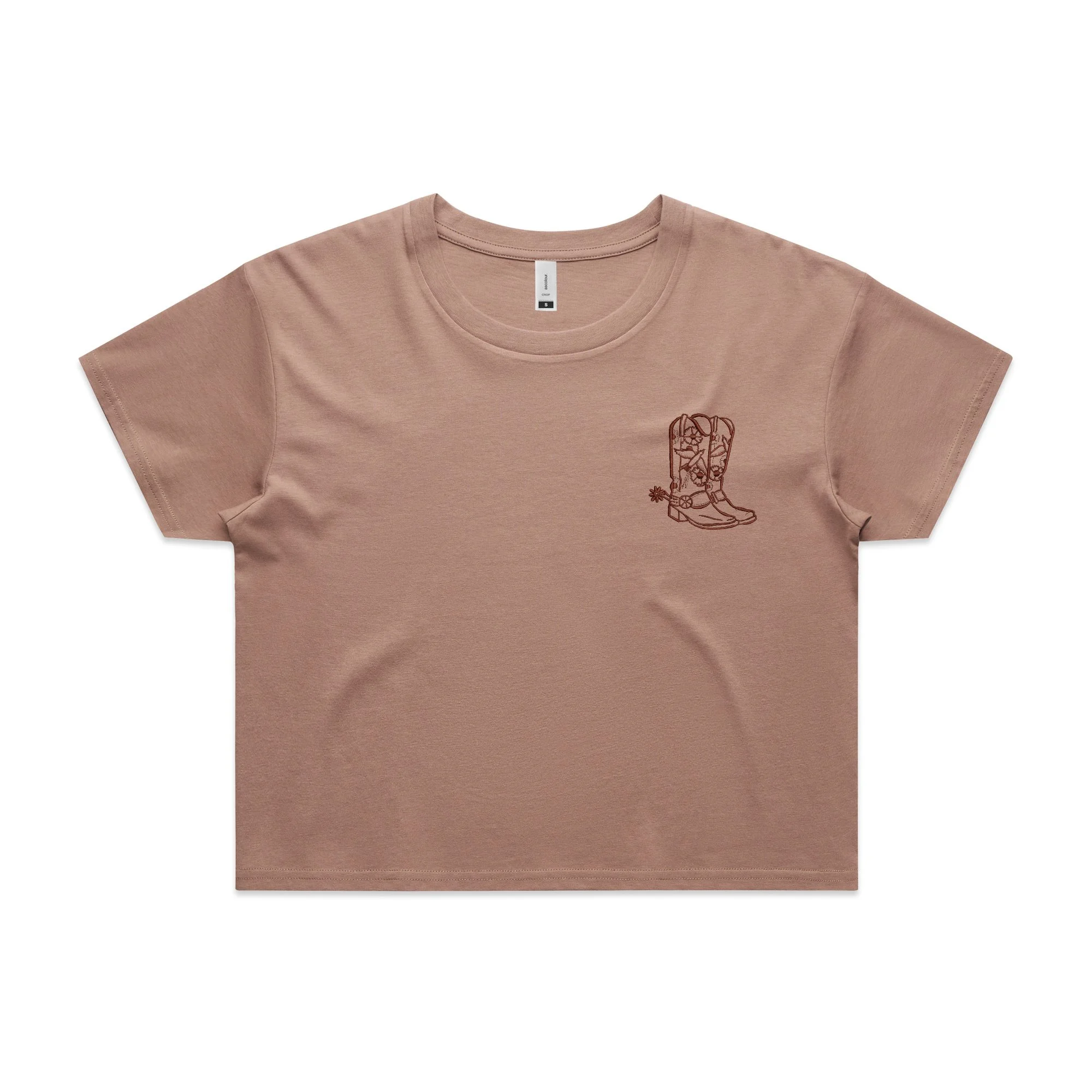 Cowboy Boots Crop Tee