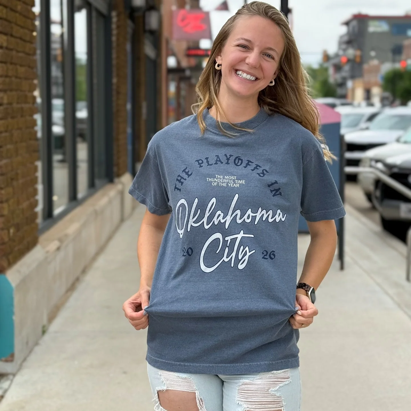 IT&rsquo;S THE MOST THUNDERFUL TIME OF YEAR. ⚡️ 

This collection was made the same way the energy feels. Urgent, homegrown, and too excited to wait. It&rsquo;s time to get louder than ever, OKC!

Come shop the drop!

Weekend hours:

Sat: 10-6
Sun: 1