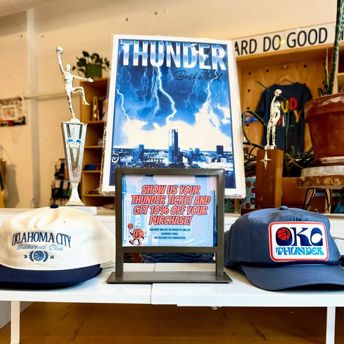 IT&rsquo;S GAME DAY! 🏀 

Stop by the shop on the way to Game 2 and show us your ticket to get 10% off your purchase!

* Discount may not be applied to sale or clearance items. One discount per transaction.