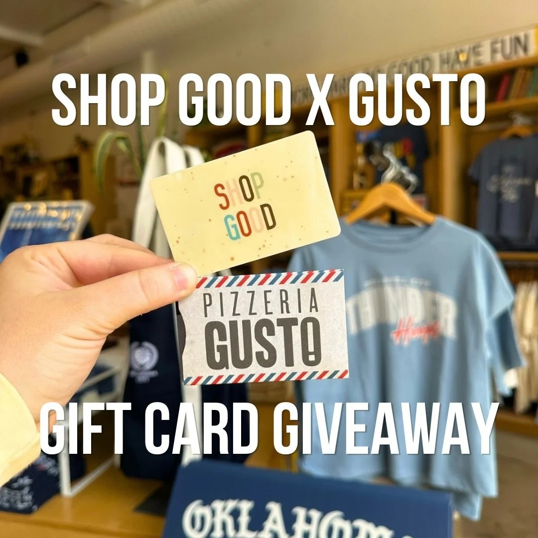 IT&rsquo;S GIVEAWAY TIME! 🍕👕 

We&rsquo;ve partnered with our friends at Gusto to give someone an evening full of shopping and eats! Whether you&rsquo;re heading to a playoff game or a watch party, make plans to stop for pizza and a tee shirt on th