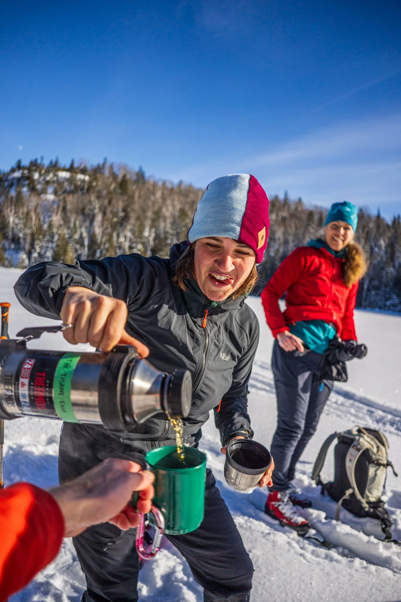 Pause de ski de fond Laurentides