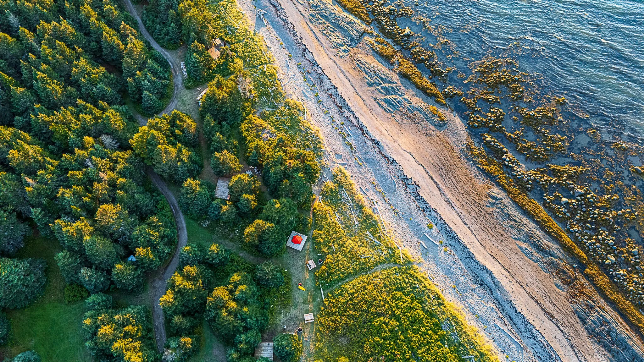 Île Saint-Barnabé (Rimouski) camping