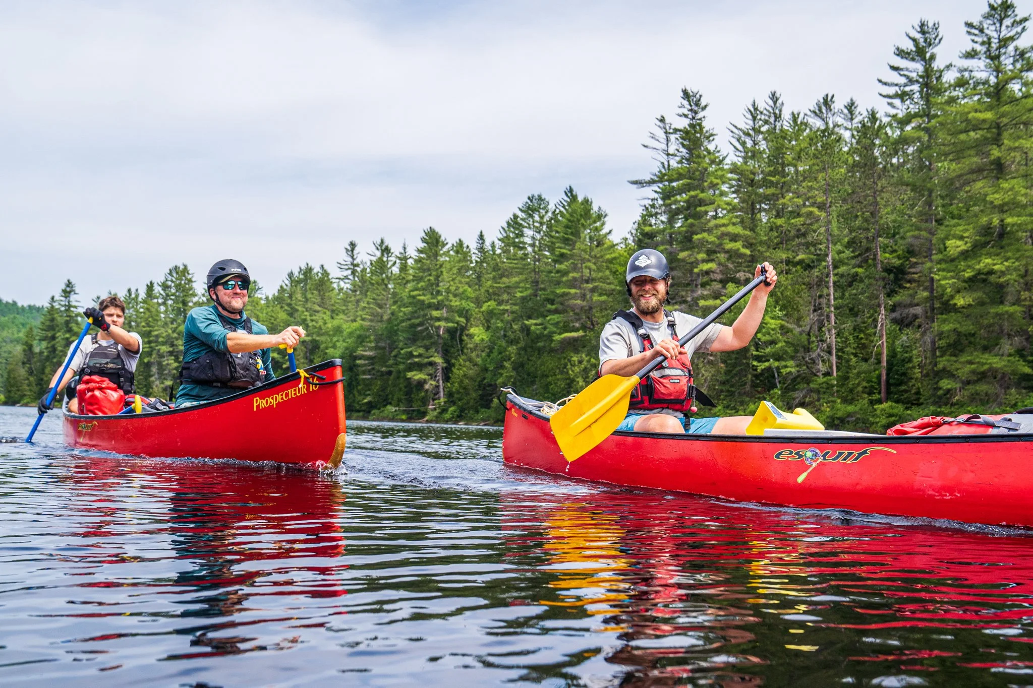 Canot-camping sur la rivière Dumoine