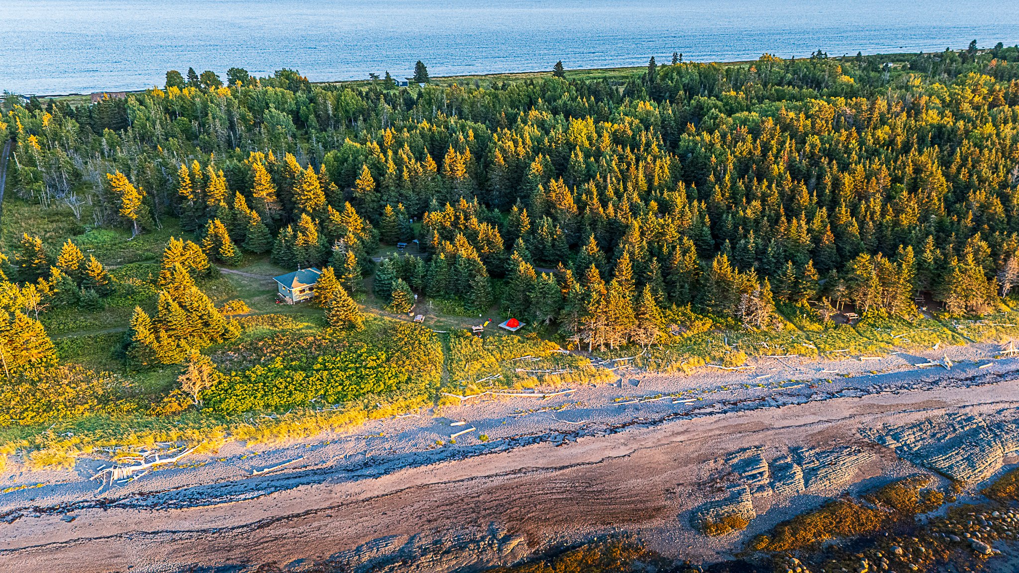 Île Saint-Barnabé (Rimouski) camping