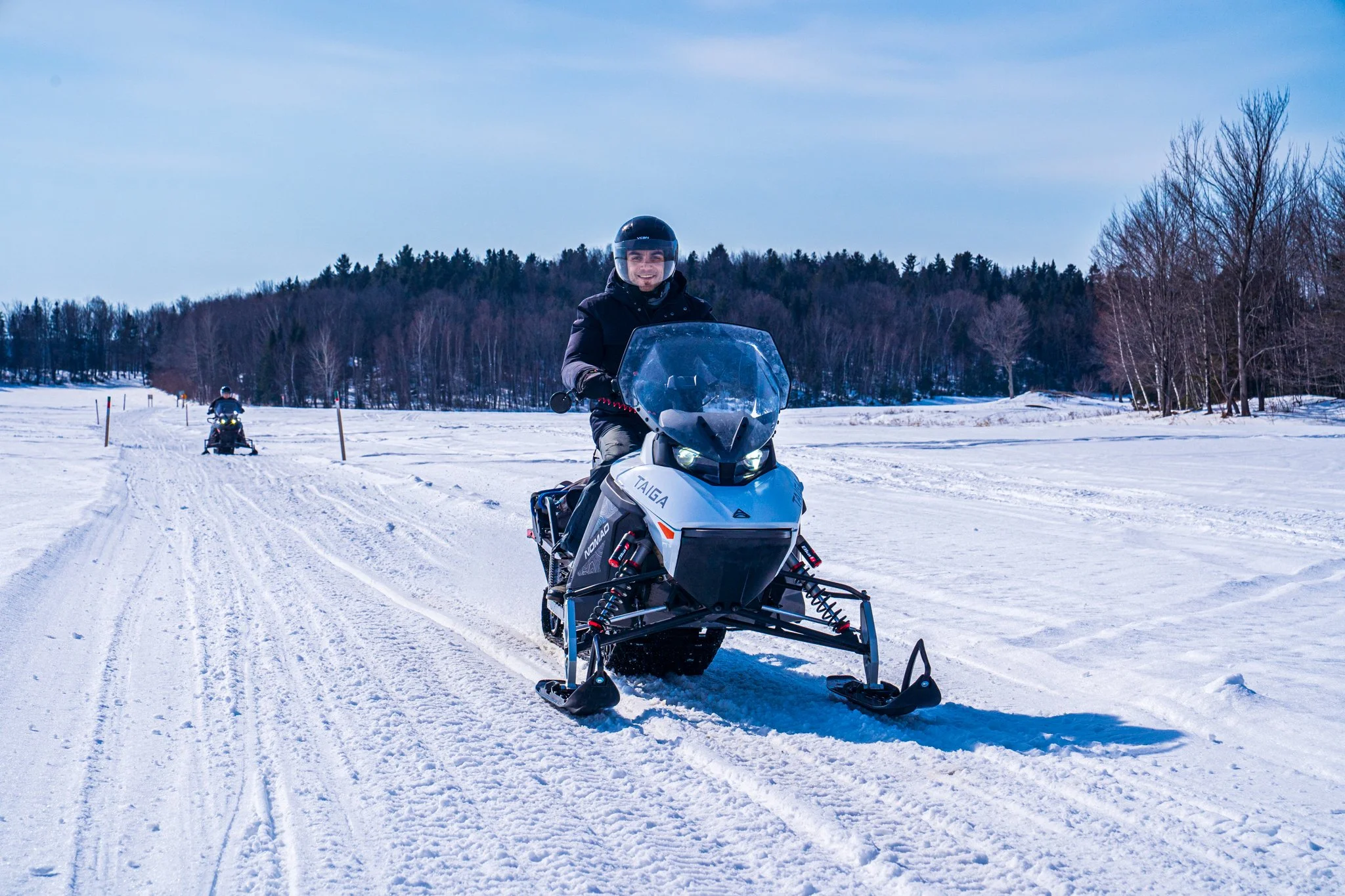 Motoneige électrique en Mauricie