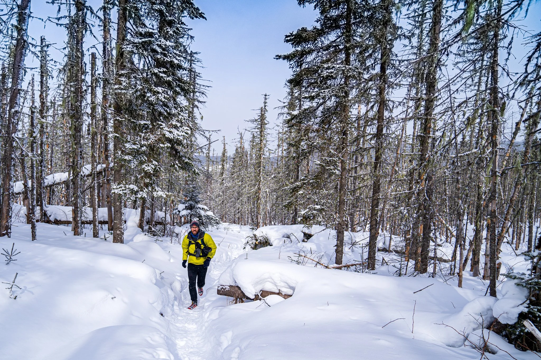 Course sur neige, Camp Mercier (Sépaq)