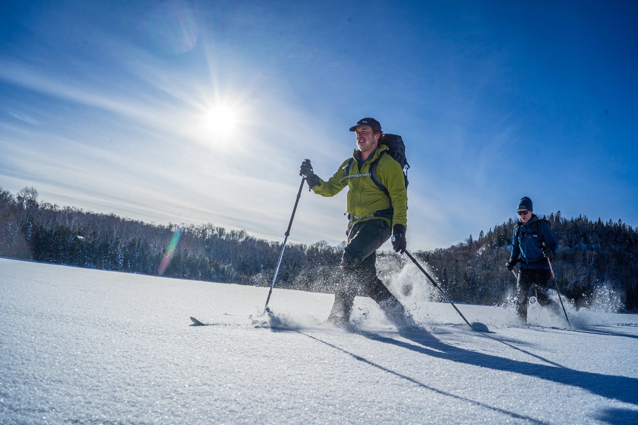 Ski de fond sur piste patrimoniale Laurentides