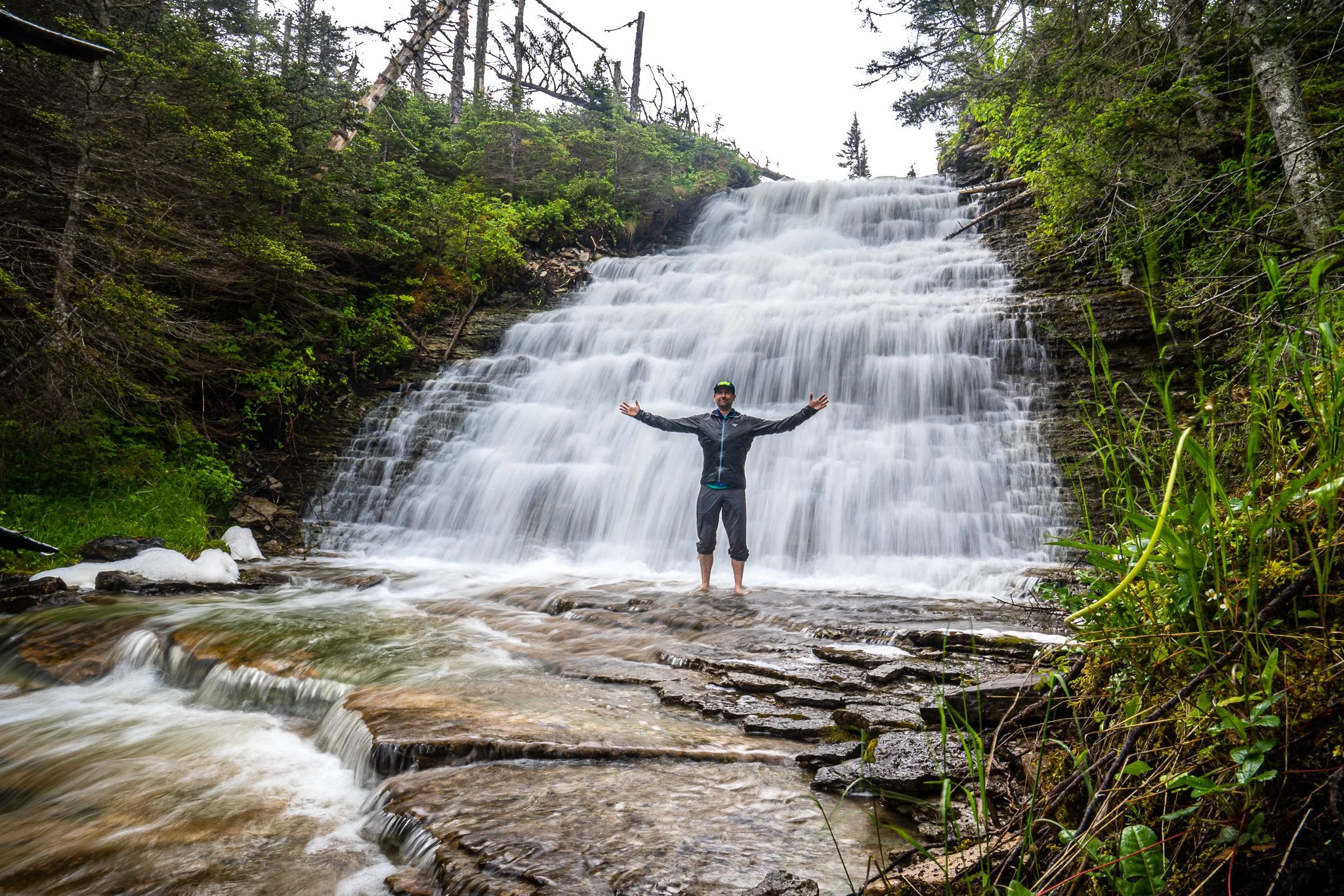 Chute à Boulay, île d'Anticosti