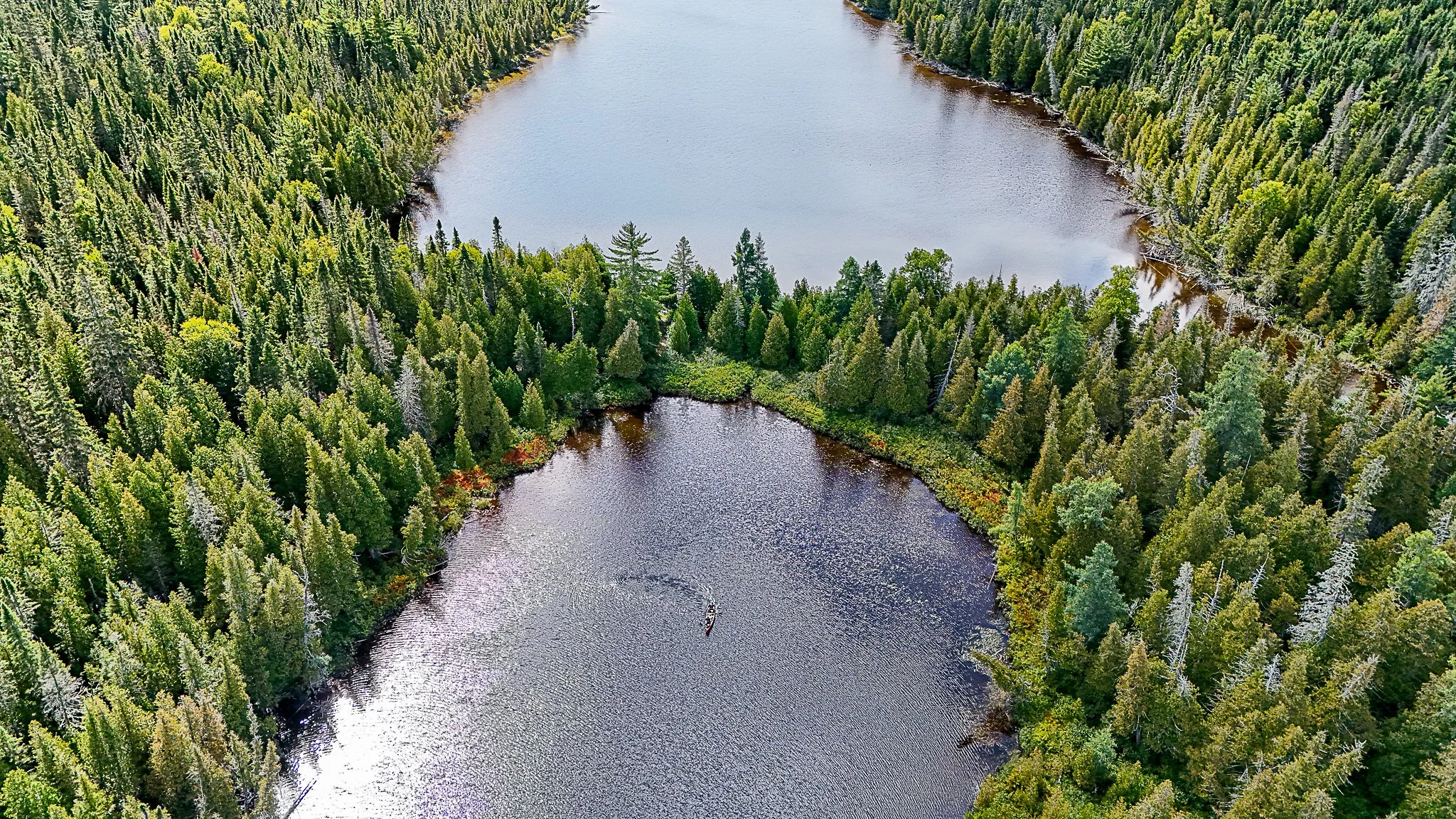 canot-camping réserve faunique Duchénier (Bas-Saint-Laurent)