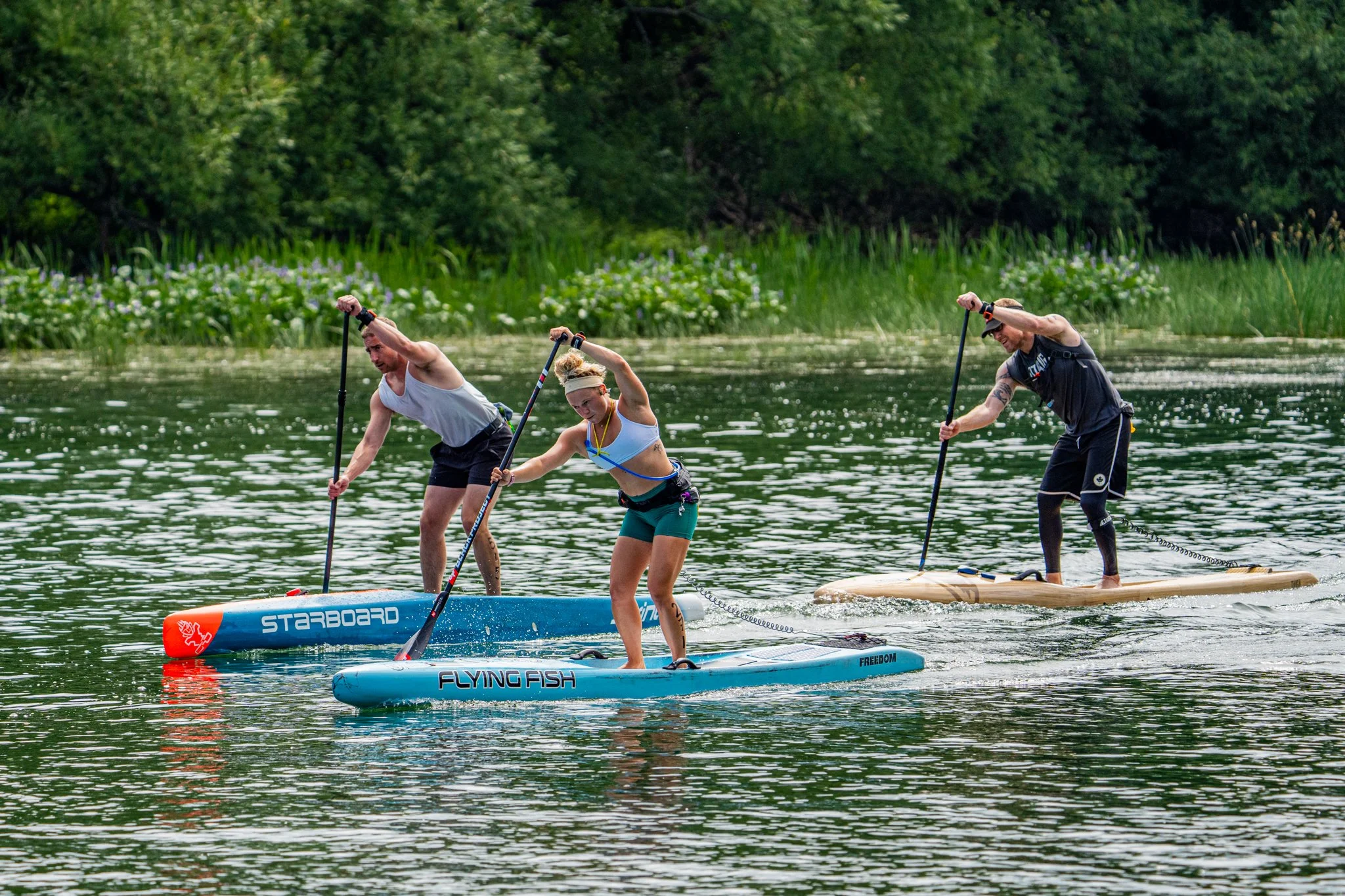 Compétition SUP-Race rivière Châteauguay